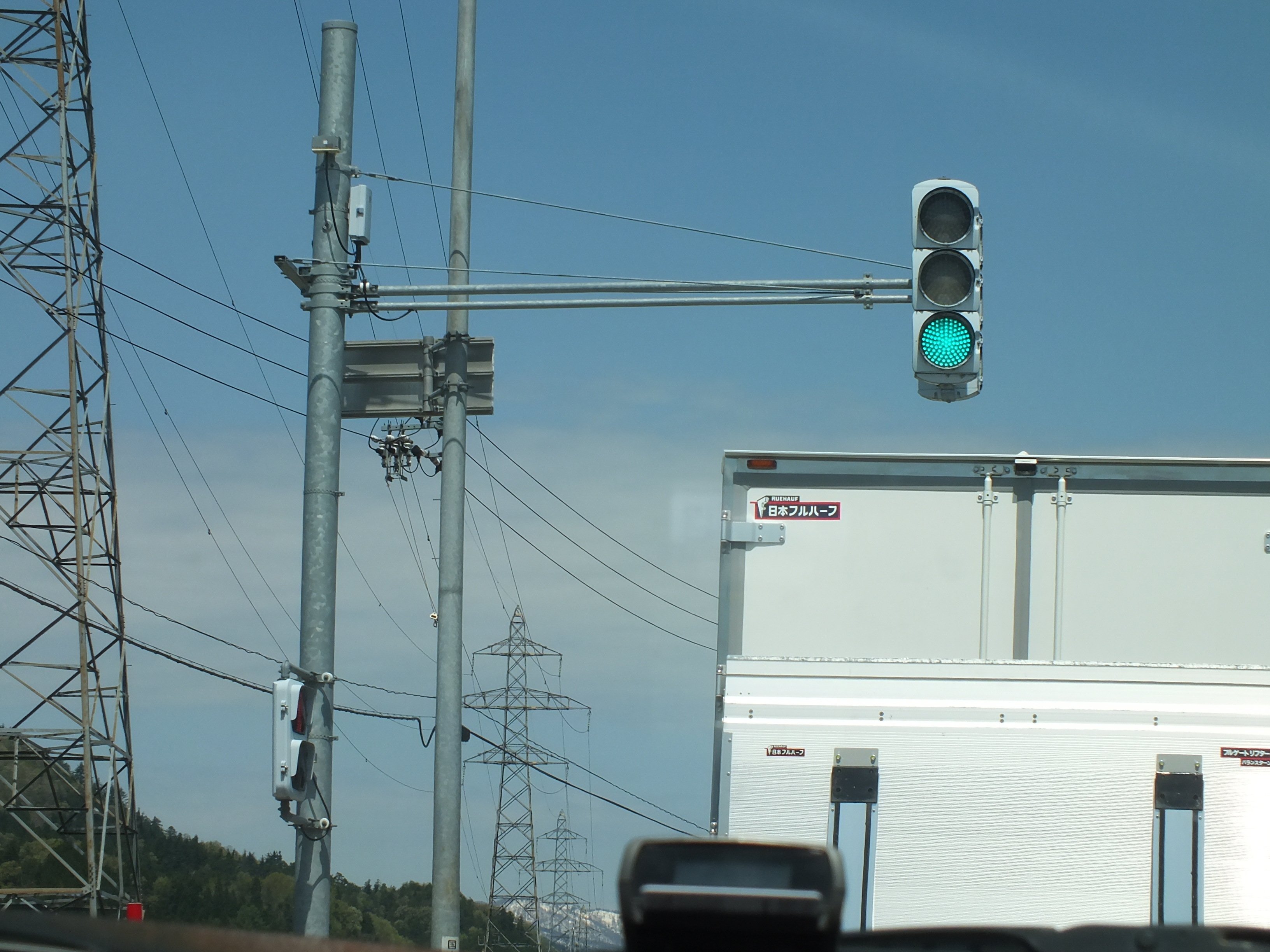 飛騨-32】飛騨市古川町「上町」の信号電材薄型面拡散ユニット豪雪型縦