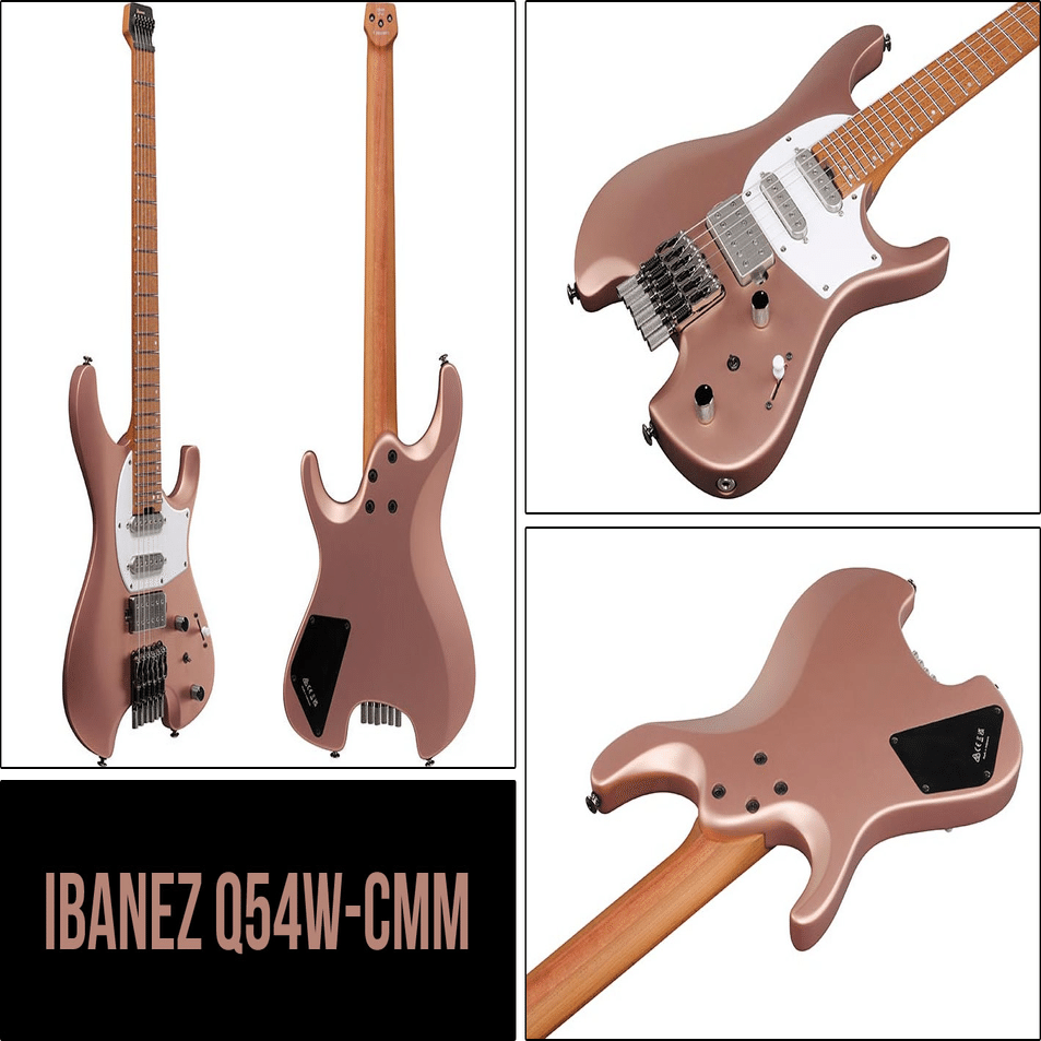 アイバニーズが提案する新たなるヘッドレスギター「Q54W-CMM