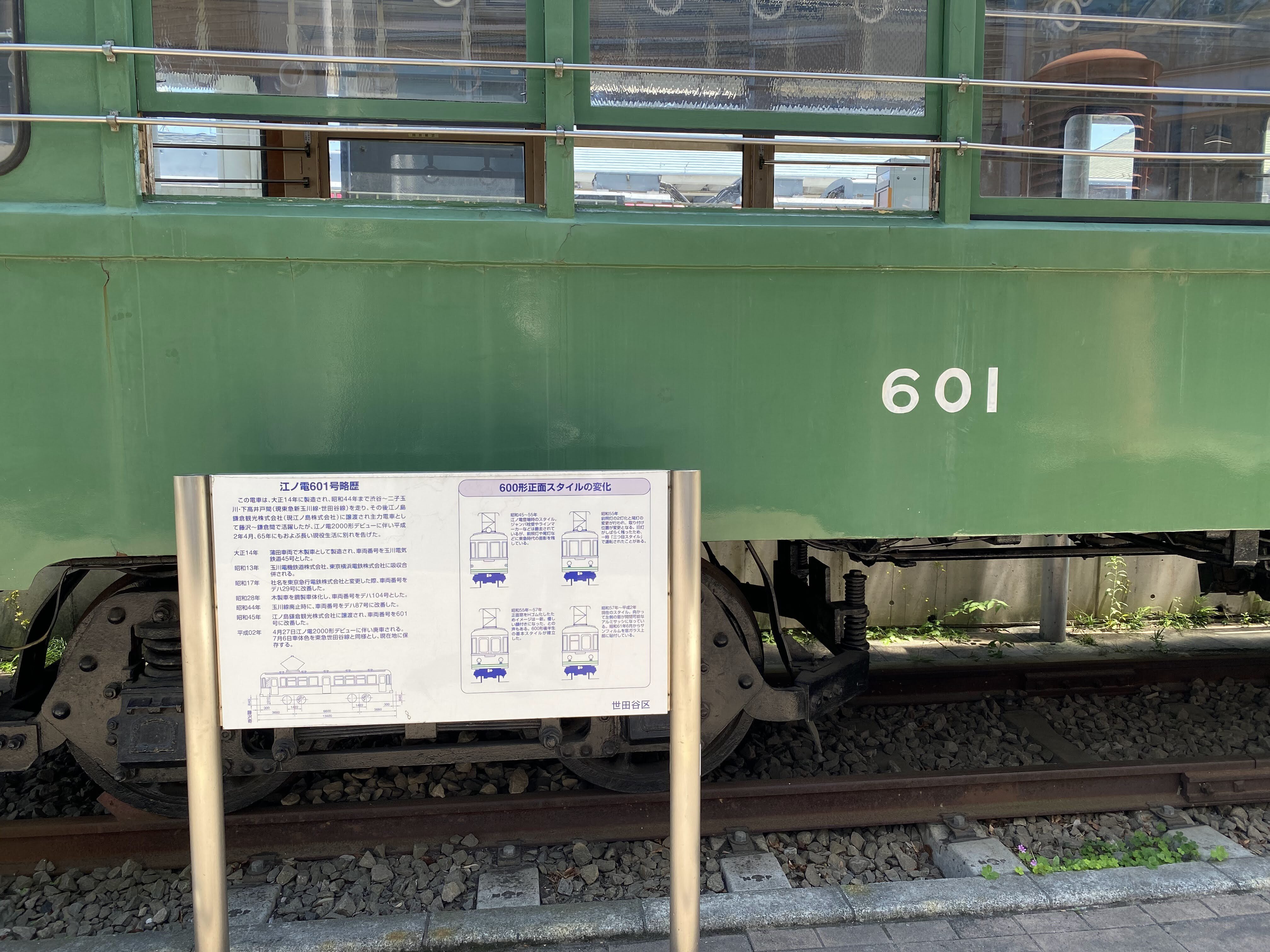 世田谷線おもしろスポット④／江ノ電601号｜JK1VME / せたがやTK807