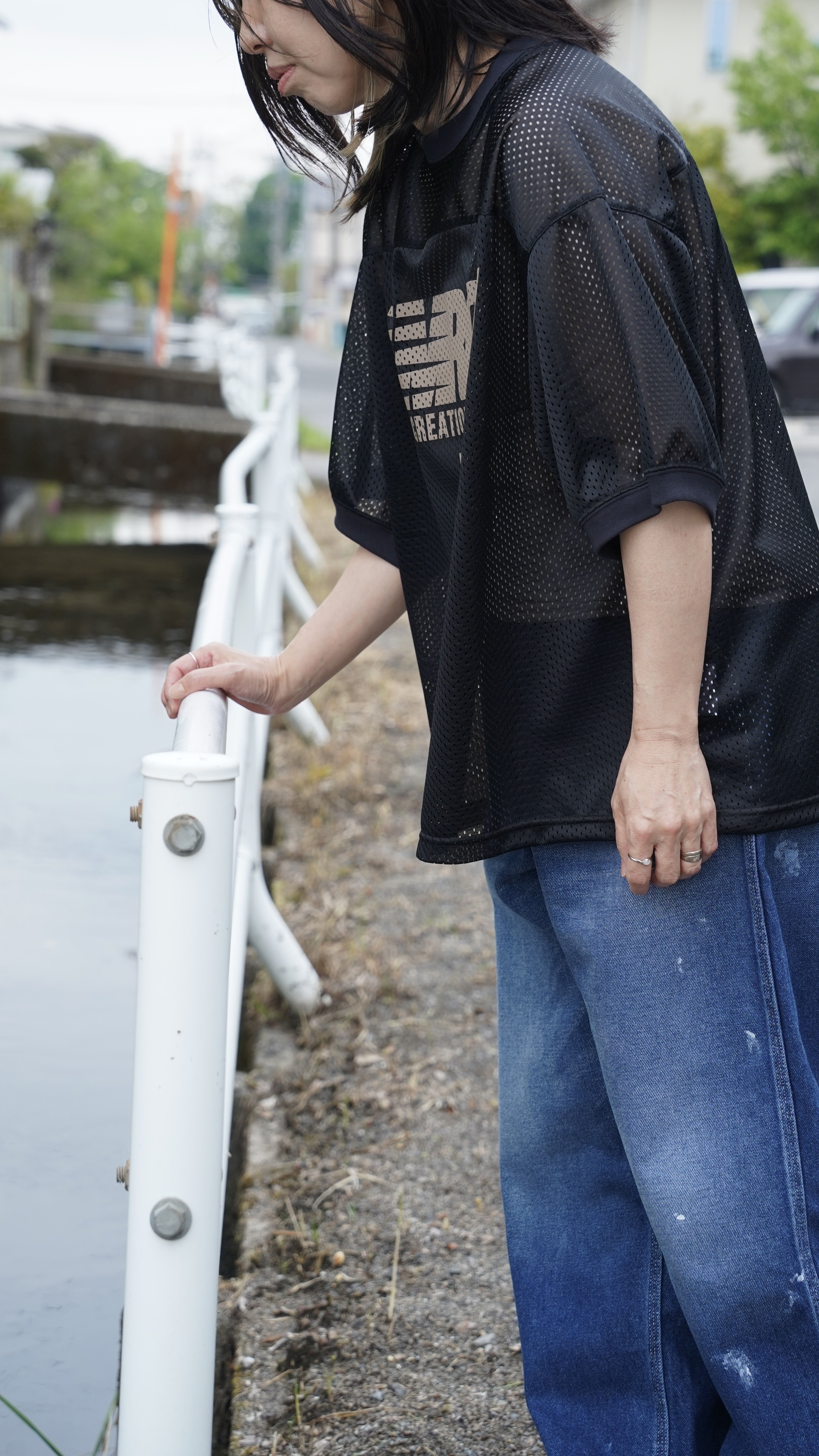 C6233 AmericanaTシャツリラックスコーデ メッシュカラーシャツコーデ / Taka / OUTLET ｜J'aDoRe JUN ONLINE