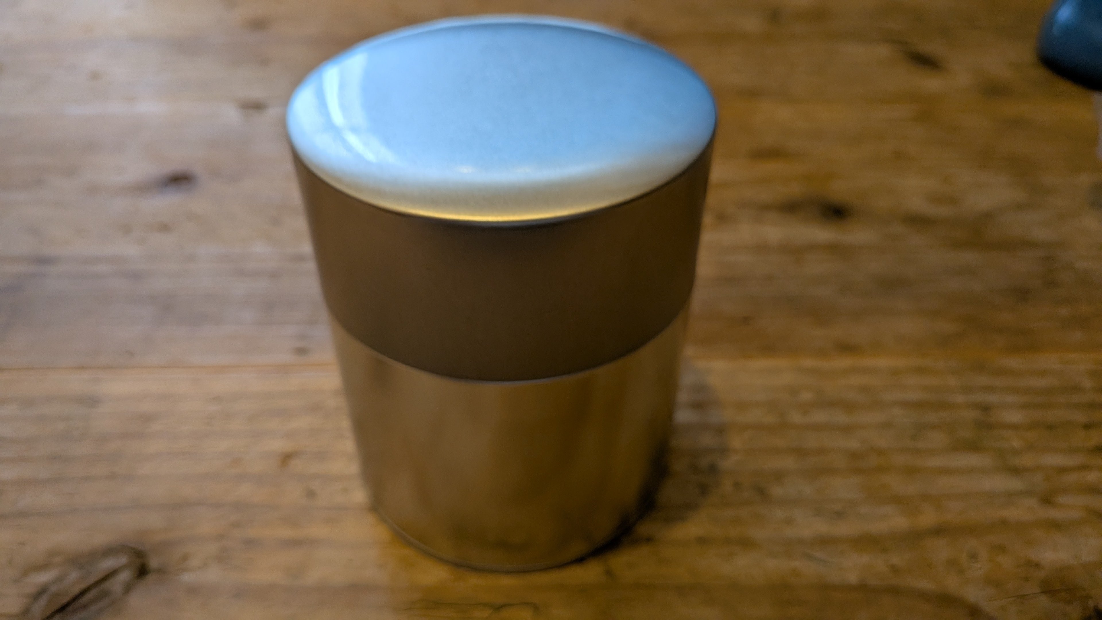 茶筒】「江東堂高橋製作所 茶筒生地缶 平缶200g」気密性が高く、遮光性