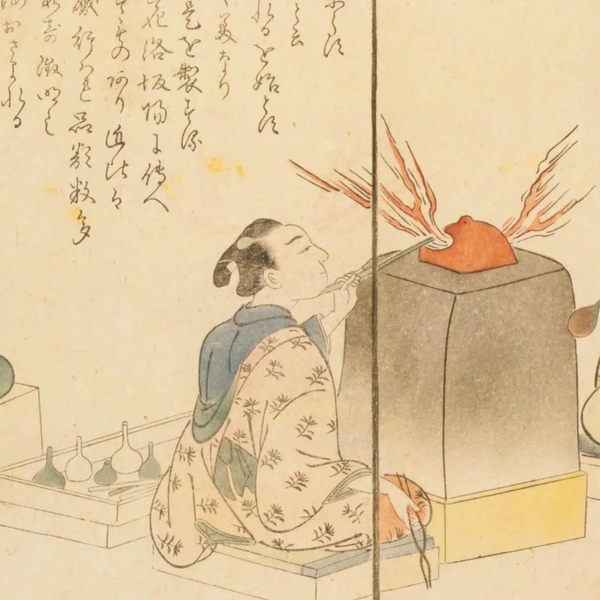 職人図鑑】彩画職人部類（15）硝子（びいどろ）｜mominaina