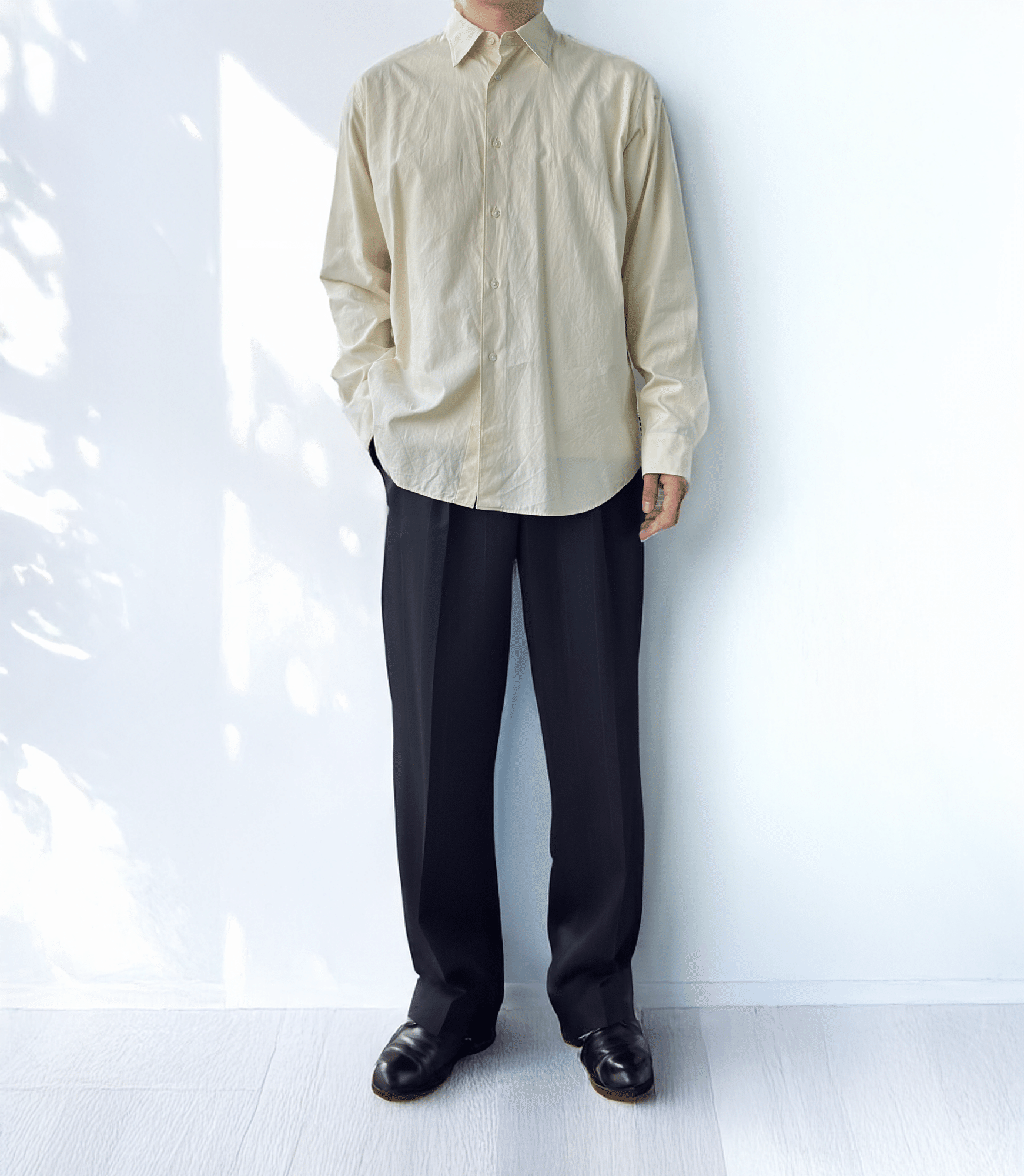 AURALEE(オーラリー)25ssのBLUEFACED WOOL TWO-TUCK SLACKSライト AURALEE(オーラリー)25ssのBLUEFACED WOOL TWO-TUCK SLACKSライト