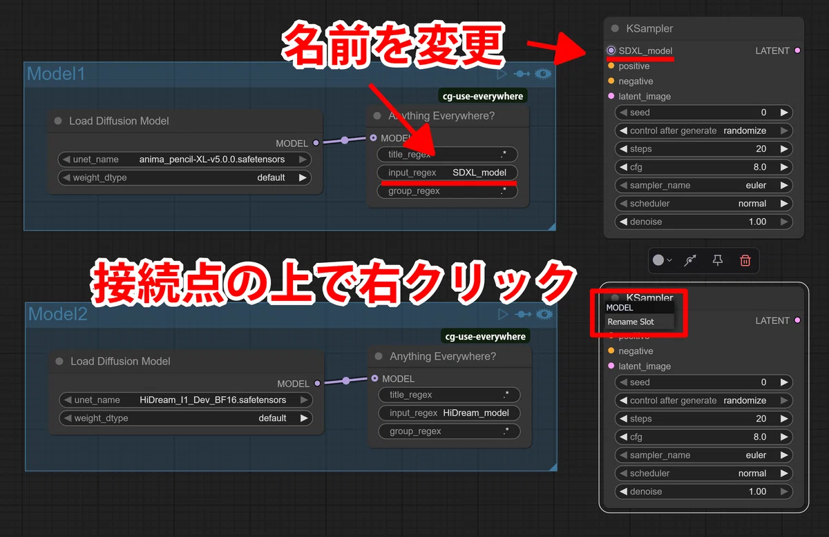 Screenshot of Rename Slot in cg-use-everywhere with comment