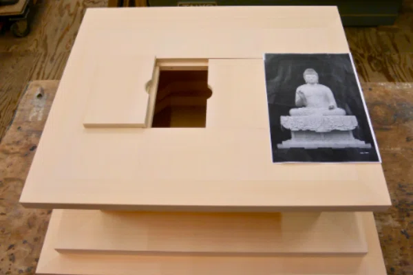 仏像を支える乗り物(台座)の制作|オーダー家具 かなもく