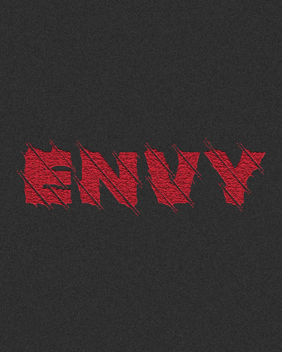 Illustratorで作る切り裂かれた文字デザイン：coldrain「ENVY」を
