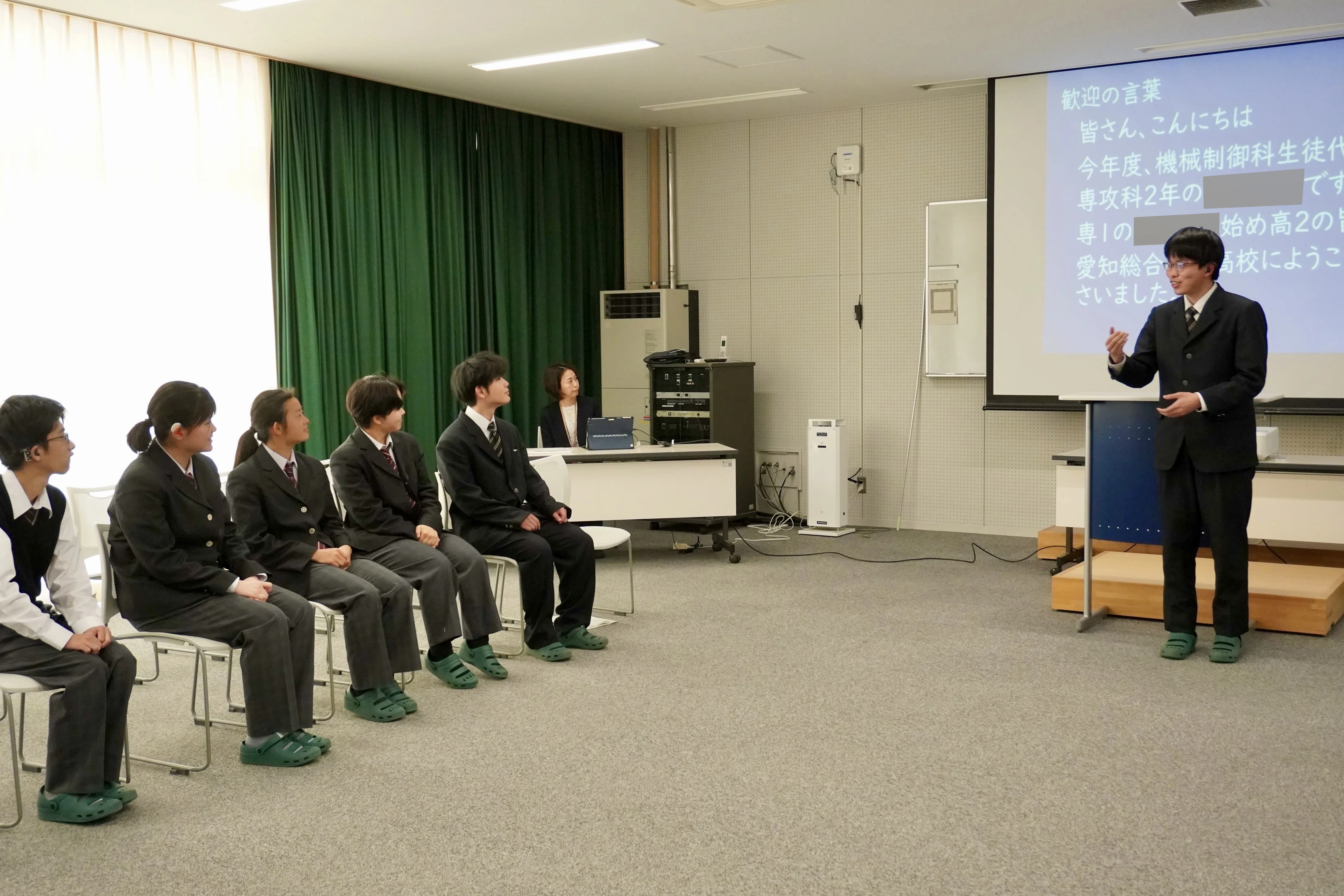 連携教育開講式〜機械制御科〜｜愛知県立名古屋聾学校