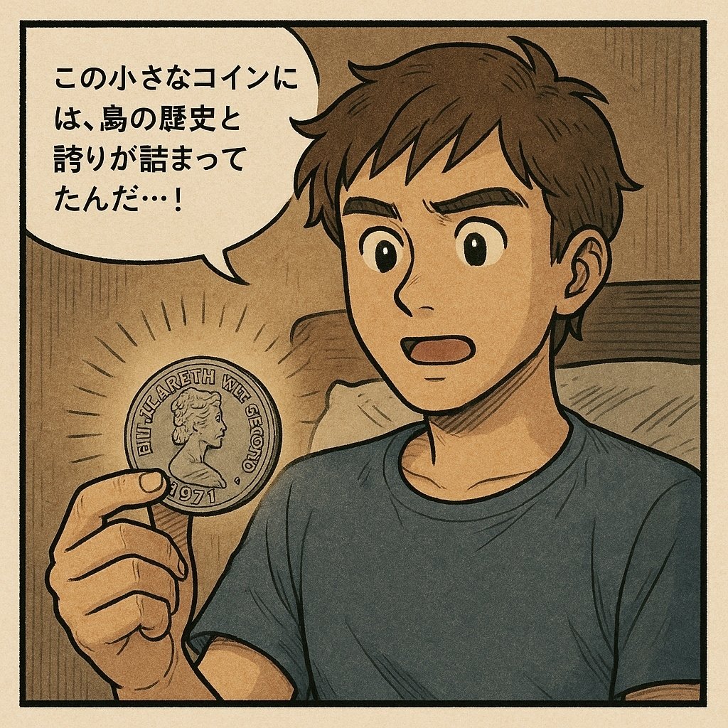 三本足の島」〜マン島の時をかける10ペンス〜｜アンティークコインの物語