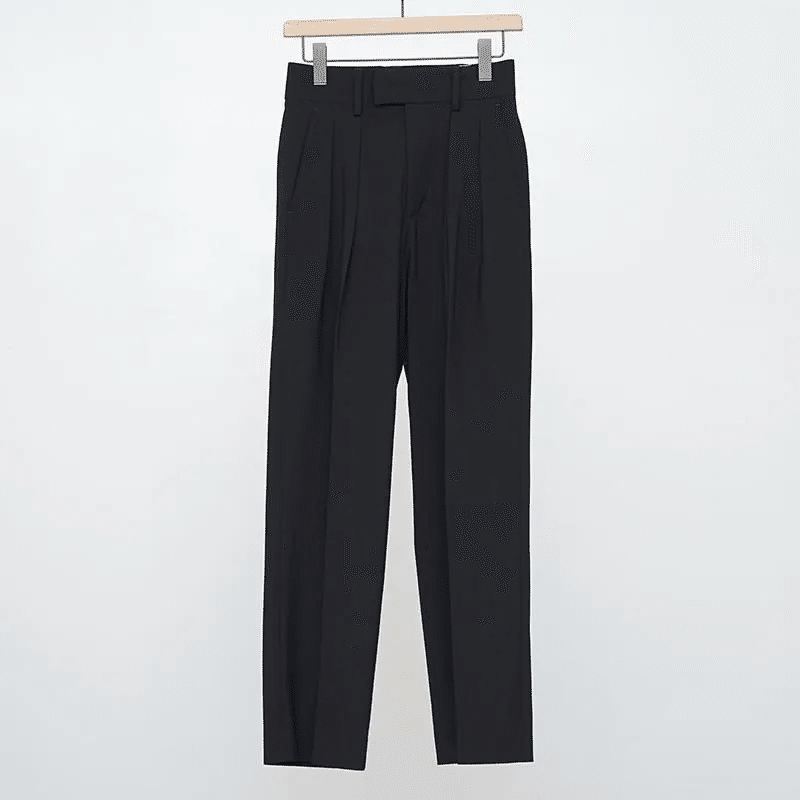 シンゾーンJOSÉ TROUSERS 32 BLACK JOEONE Men's 32X32 Black Microfiber Flat Front Dress Pants