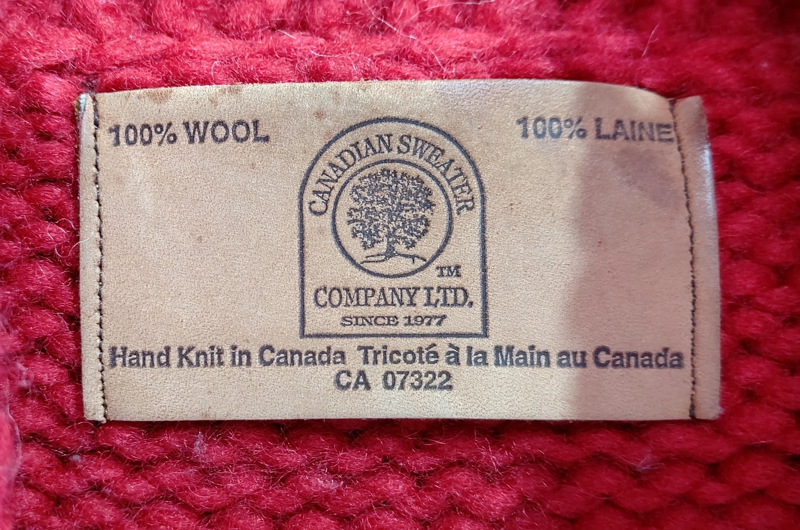 🍁CANADEIAN SWEATER COMPANYのカウチンセーターをレスキューした