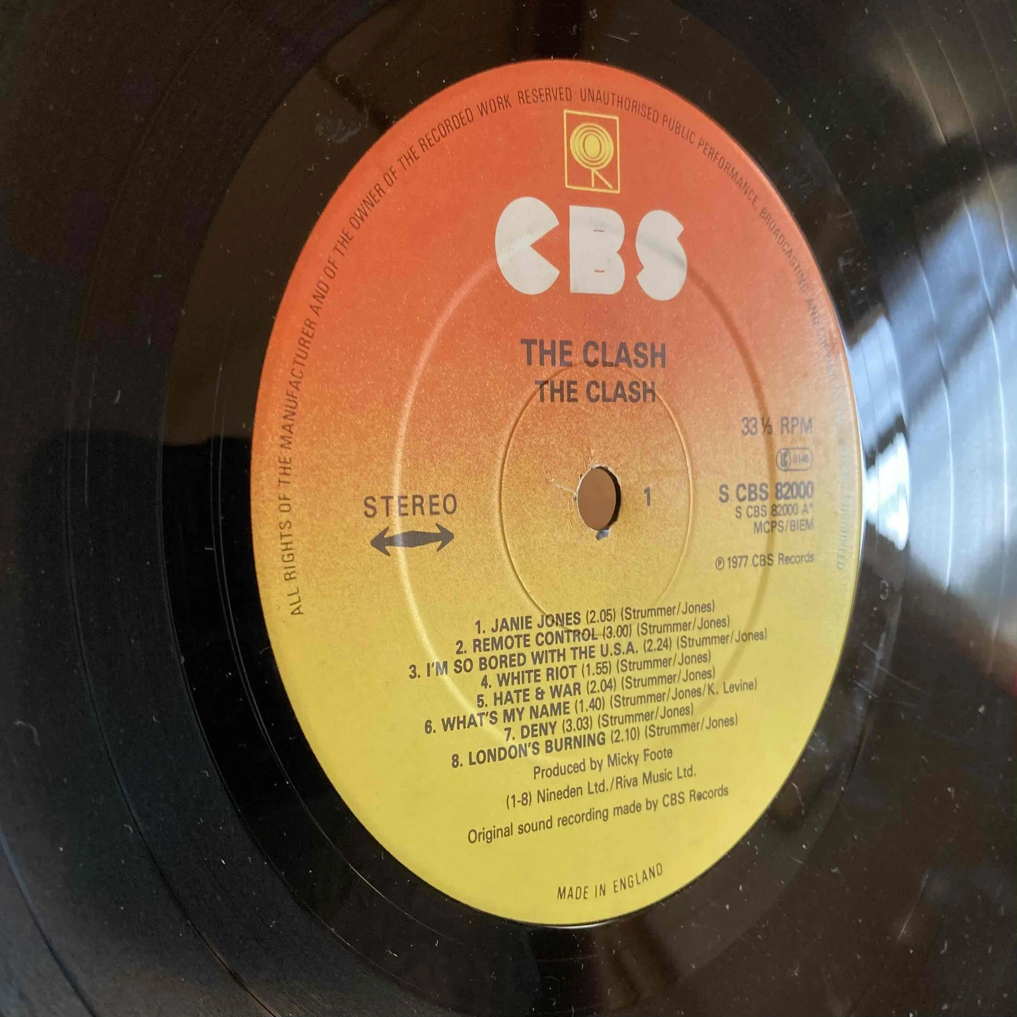 The Clash [ The Clash ] CBS - 82000｜naruru