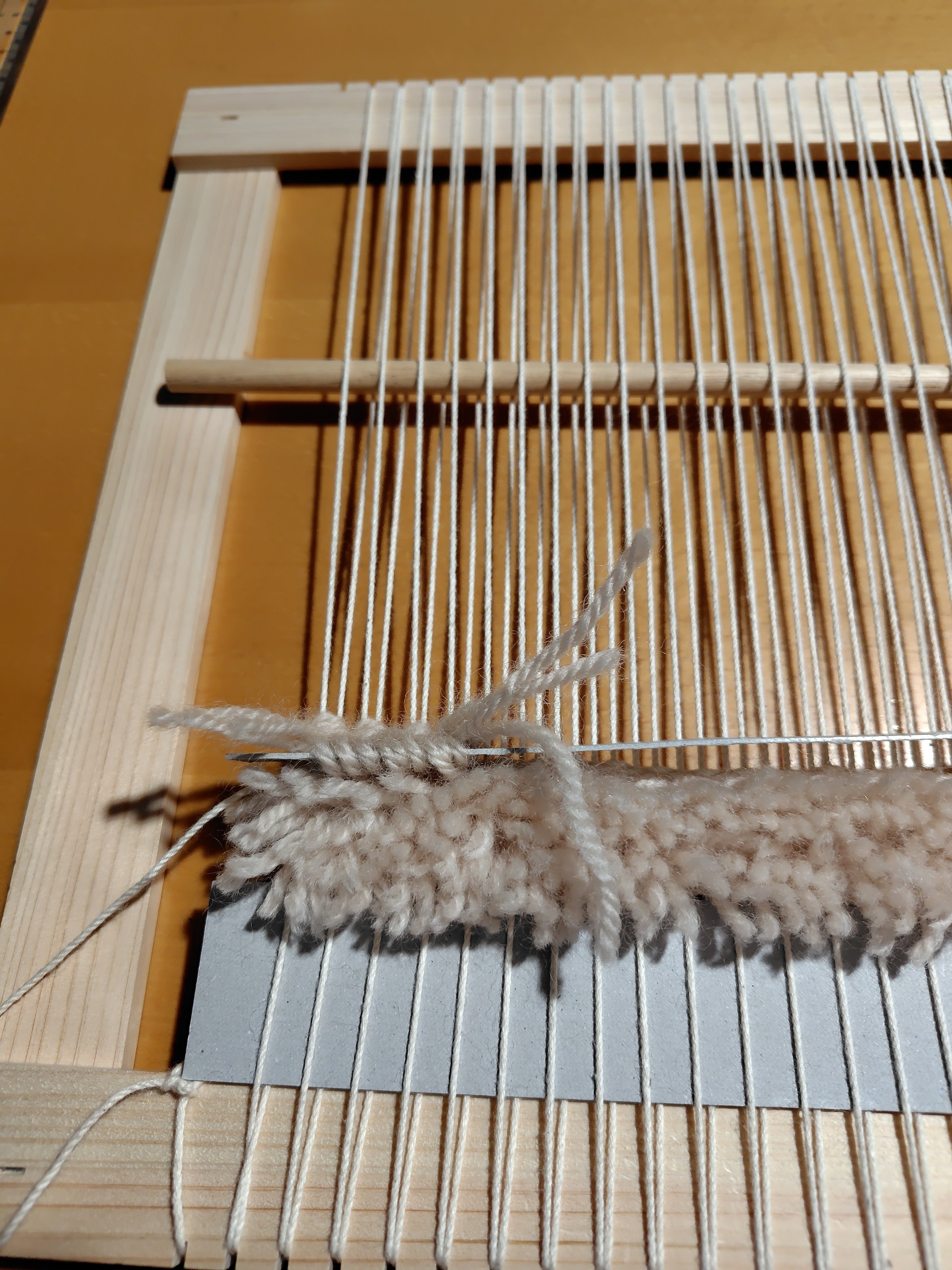 ノッティング織り③ 私にも出来た｜つるかめ