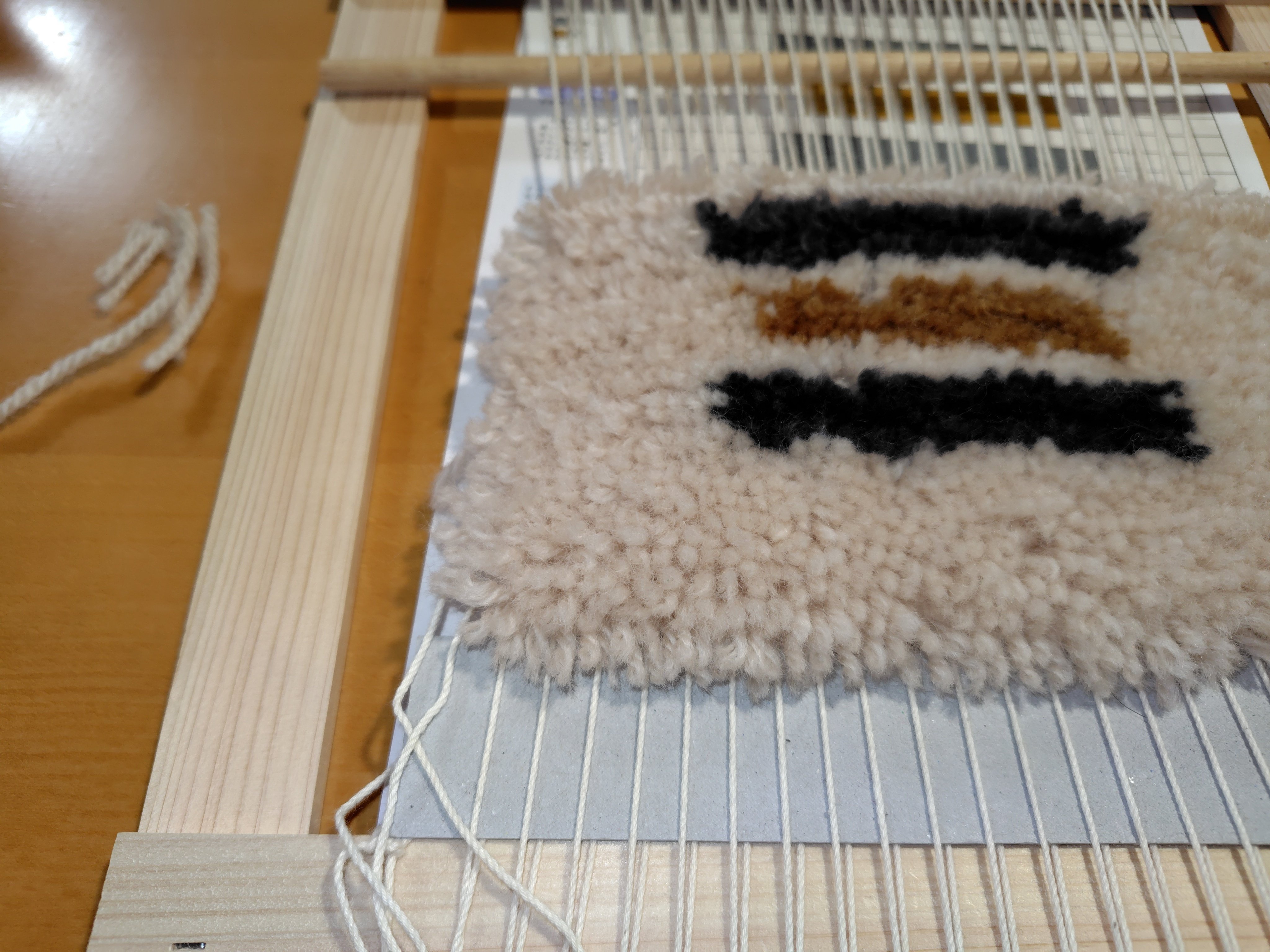 ノッティング織り③ 私にも出来た｜つるかめ