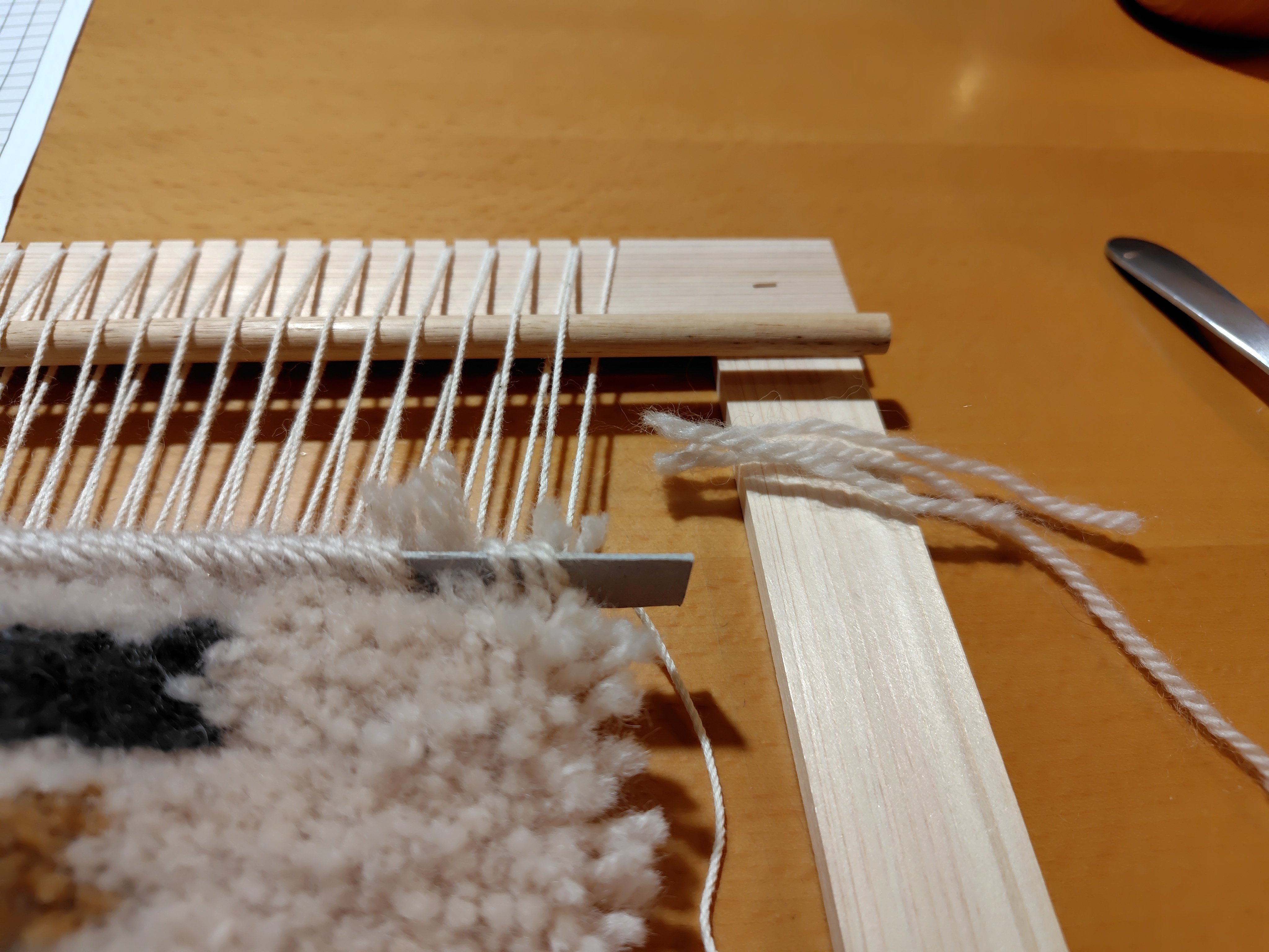 ノッティング織り③ 私にも出来た｜つるかめ