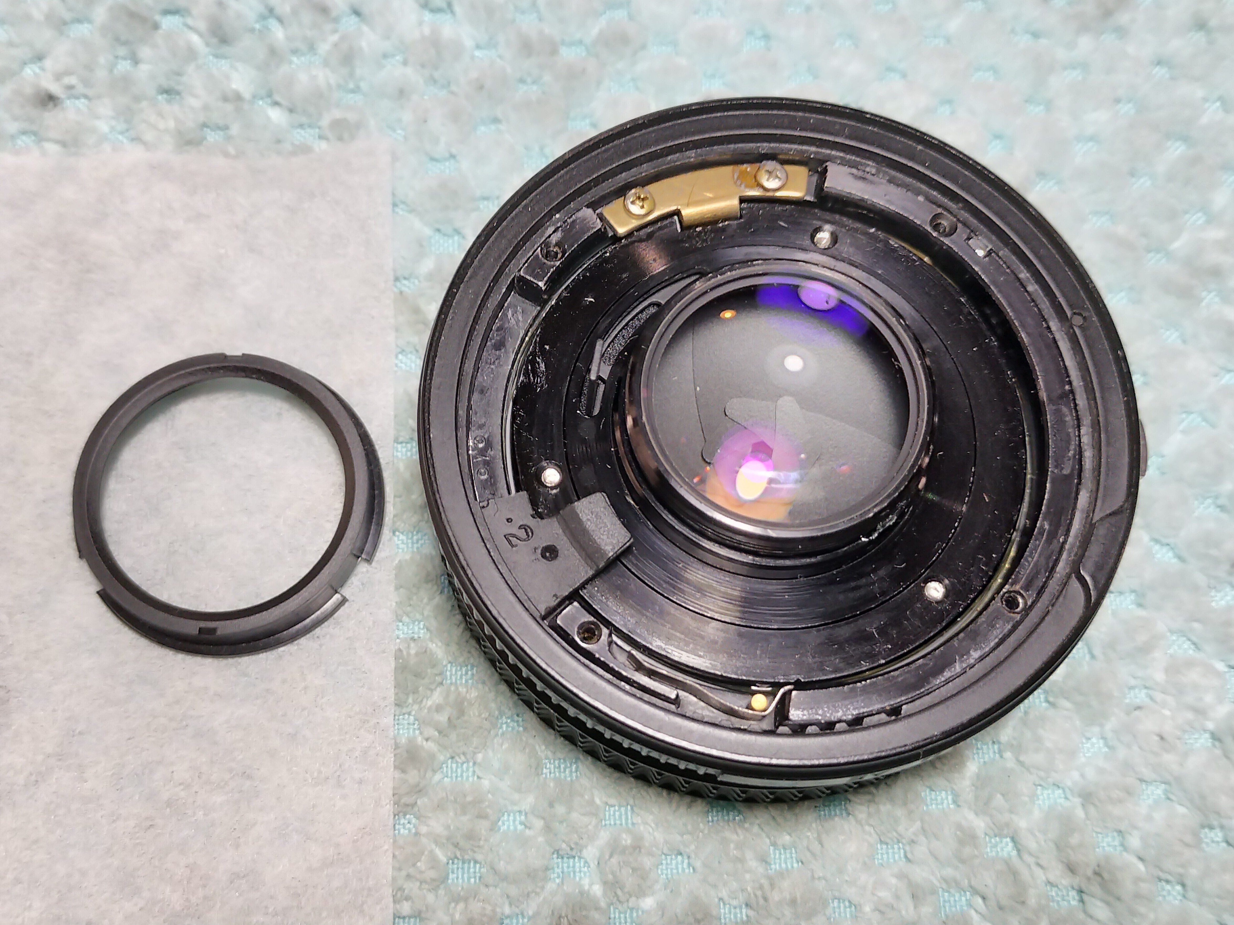 Konica Hexanon AR 40mm F1.8の分解｜フィルムカメラ修理のアクアカメラ