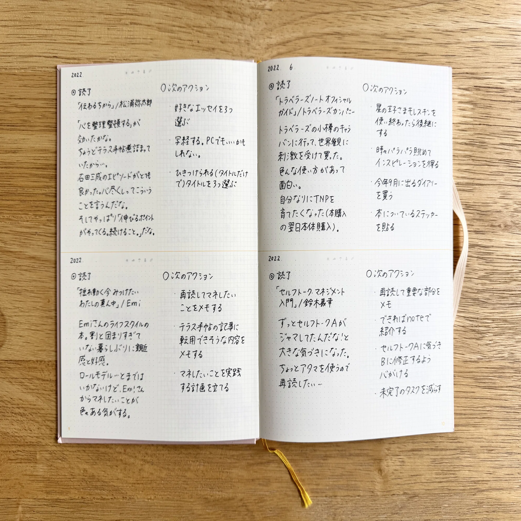 手持ちのノートの中身14冊分を一気見せします｜テラス手帖／手帳と文具 