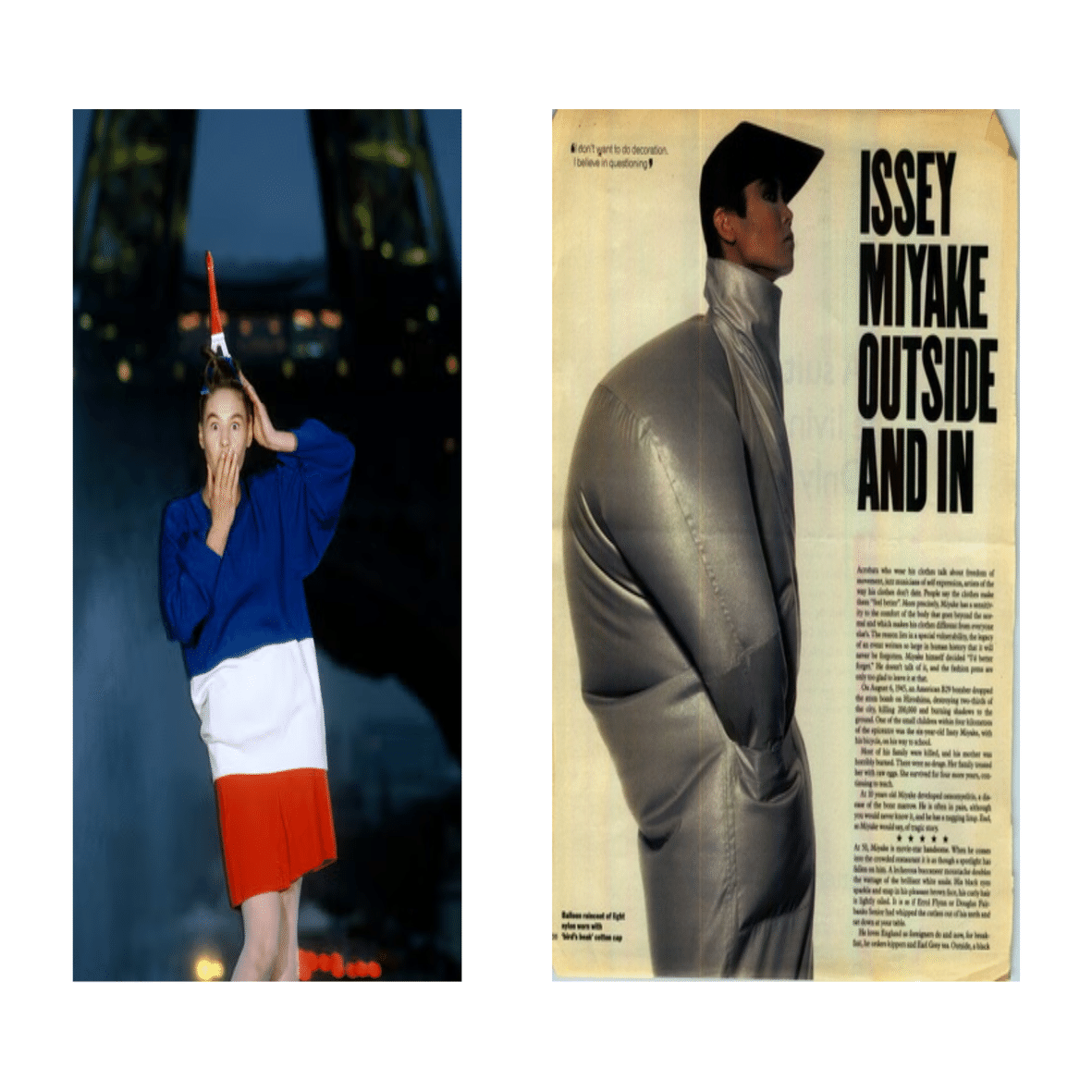 ISSEY MIYAKE 三宅一生 イッセイミヤケ ブルゾン 【年代物の古着】 ISSEY MIYAKE(イッセイミヤケ) 80Sスタジャン レッド サイズ 1｜【公式