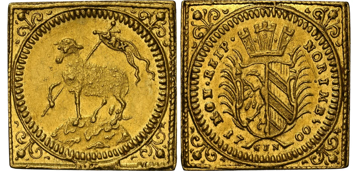 神聖ローマ帝国｜ニュルンベルク1700年ラムダカット（クリッペ