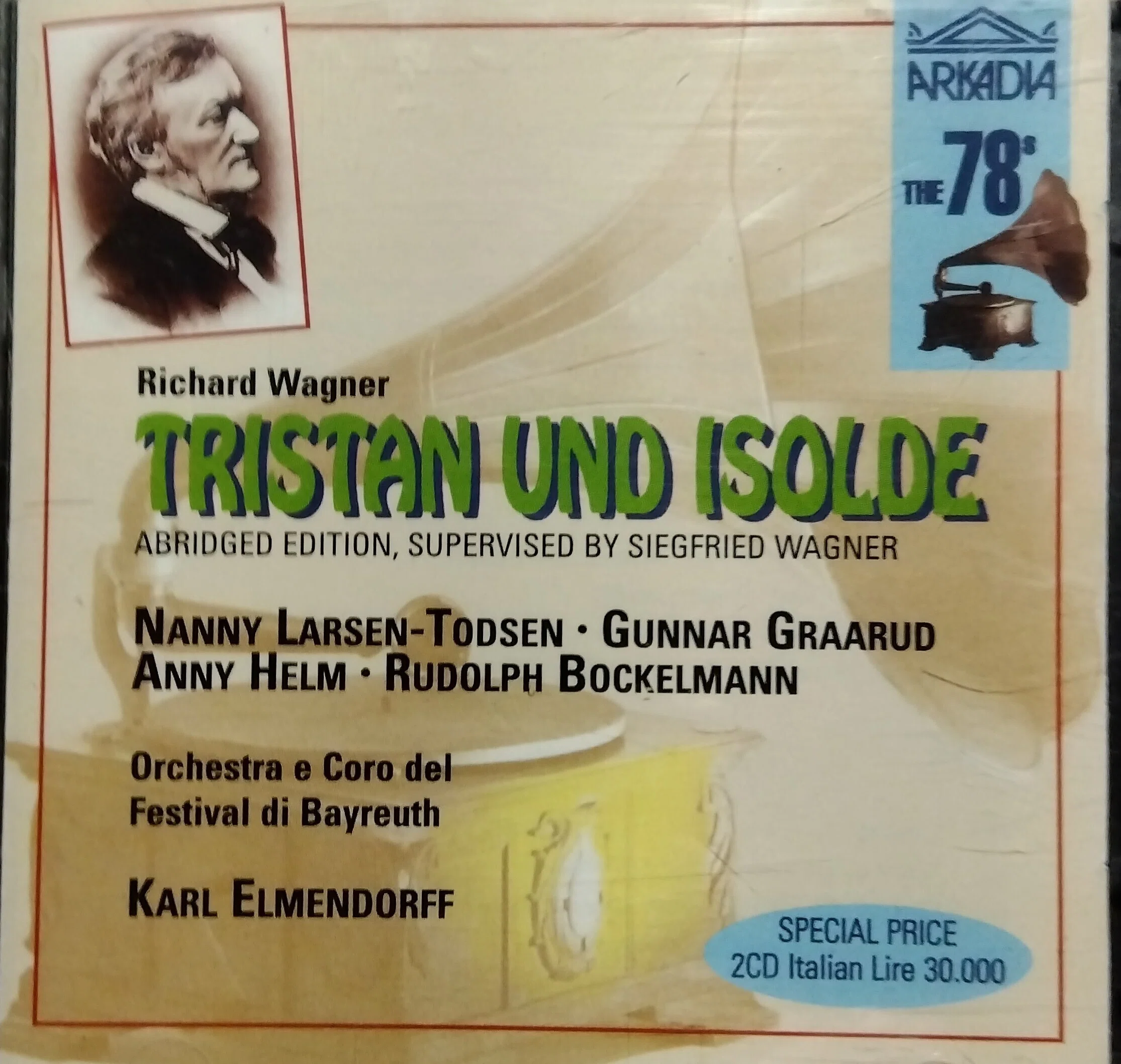 1928年録音のワーグナー:楽劇《トリスタンとイゾルデ》S.ワーグナー