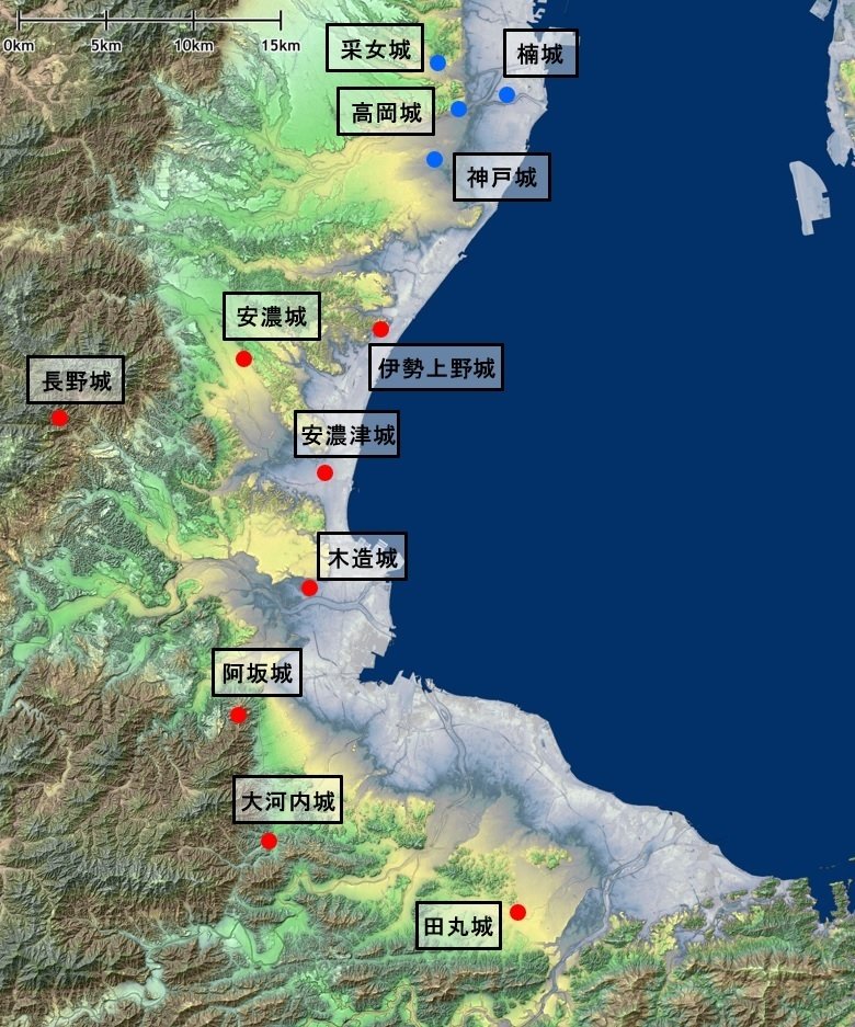 謀略戦で勢力拡大：「織田信長の伊勢侵攻」を地形・地質的観点で