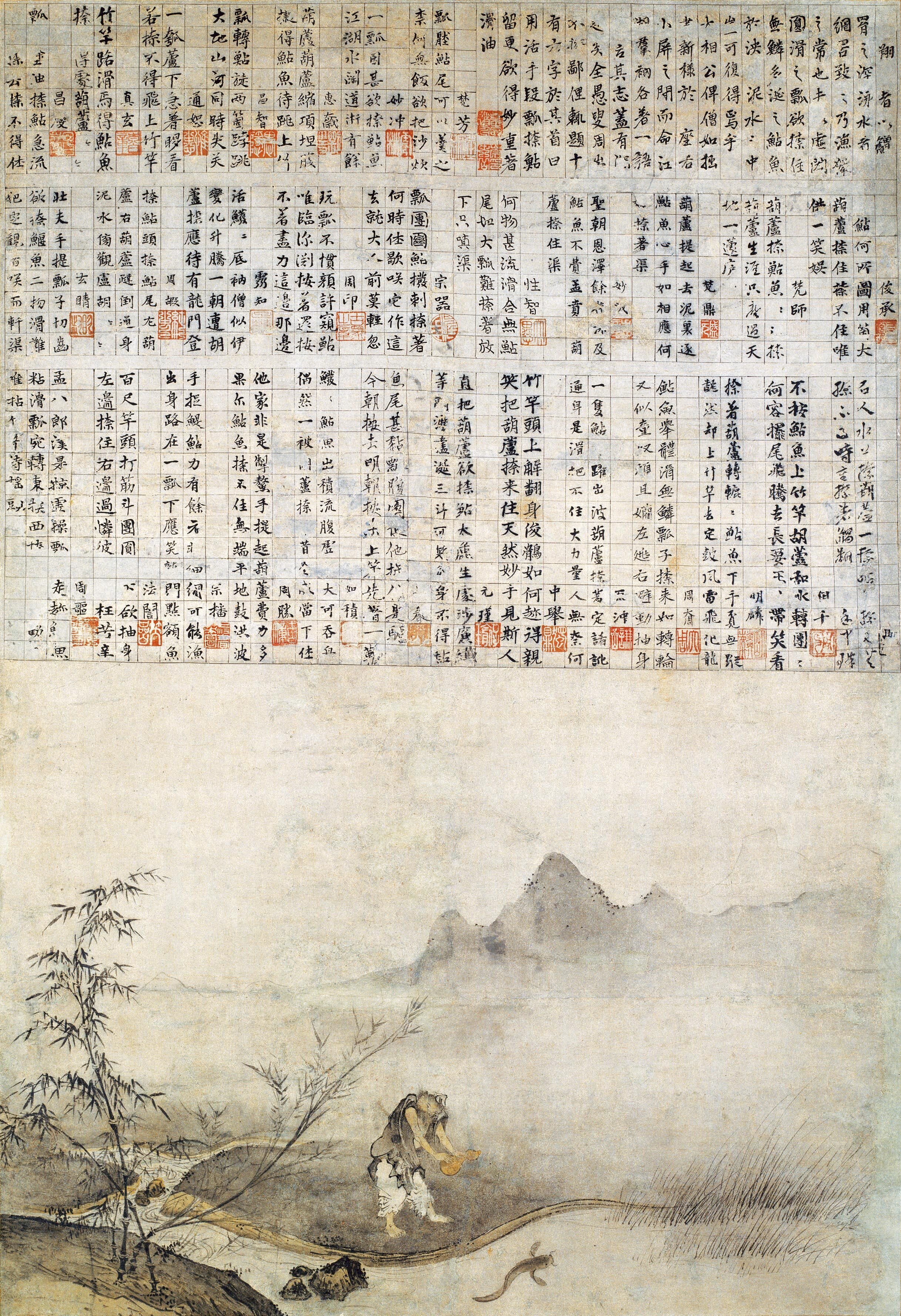 日本国宝』『美のるつぼ』展開催中！『瓢鮎図』解説！室町水墨画