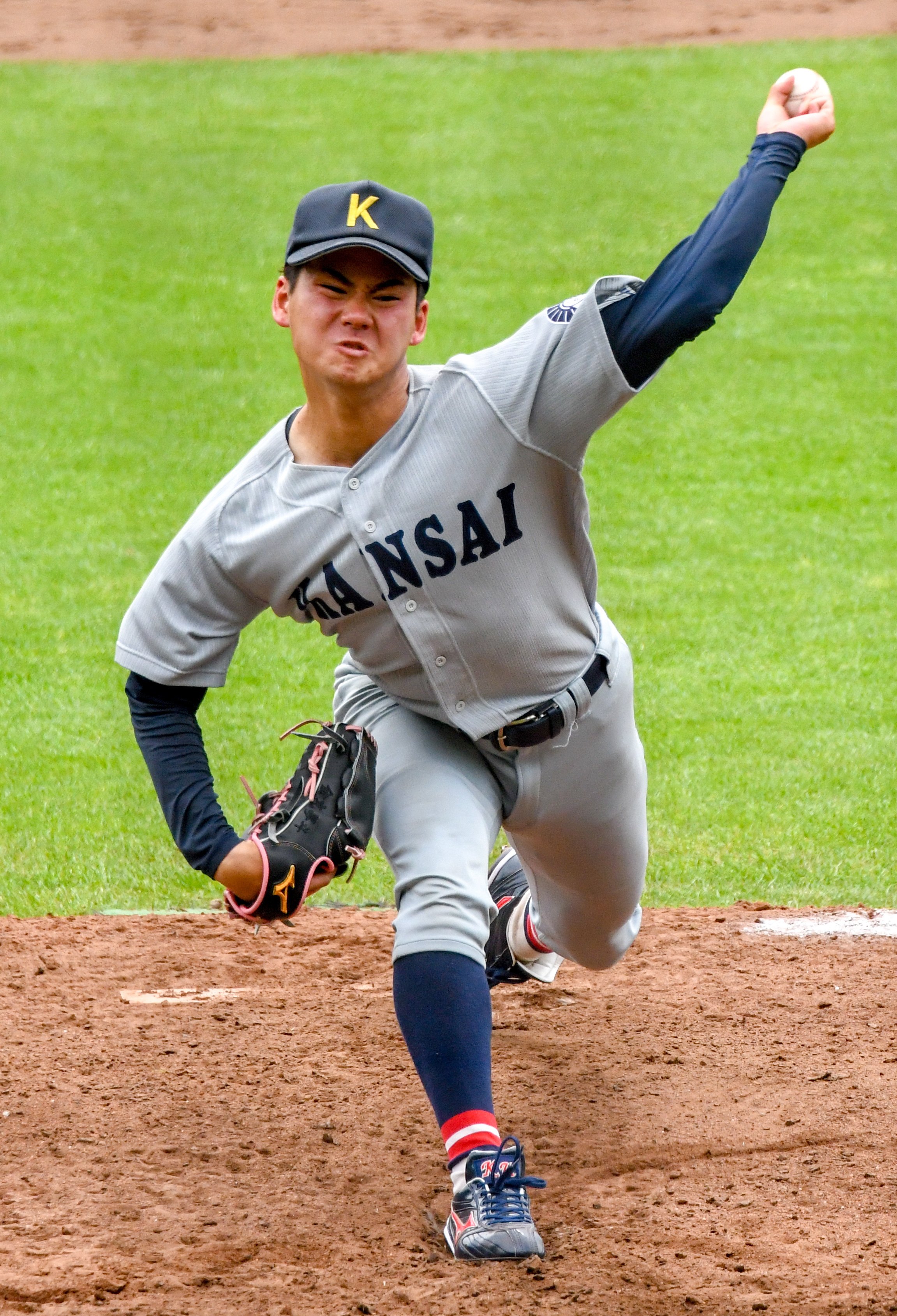 中日ドラゴンズ ユニフォーム 21 金丸夢斗 ビジター