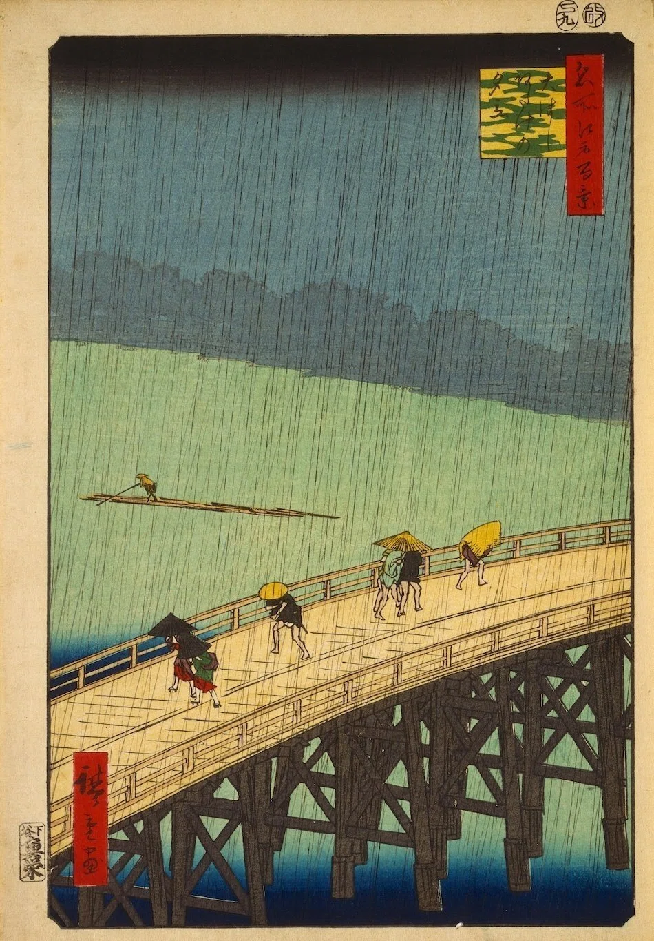 大はしあたけの夕立』🌧️ 世界を魅了する雨｜ごんべnote