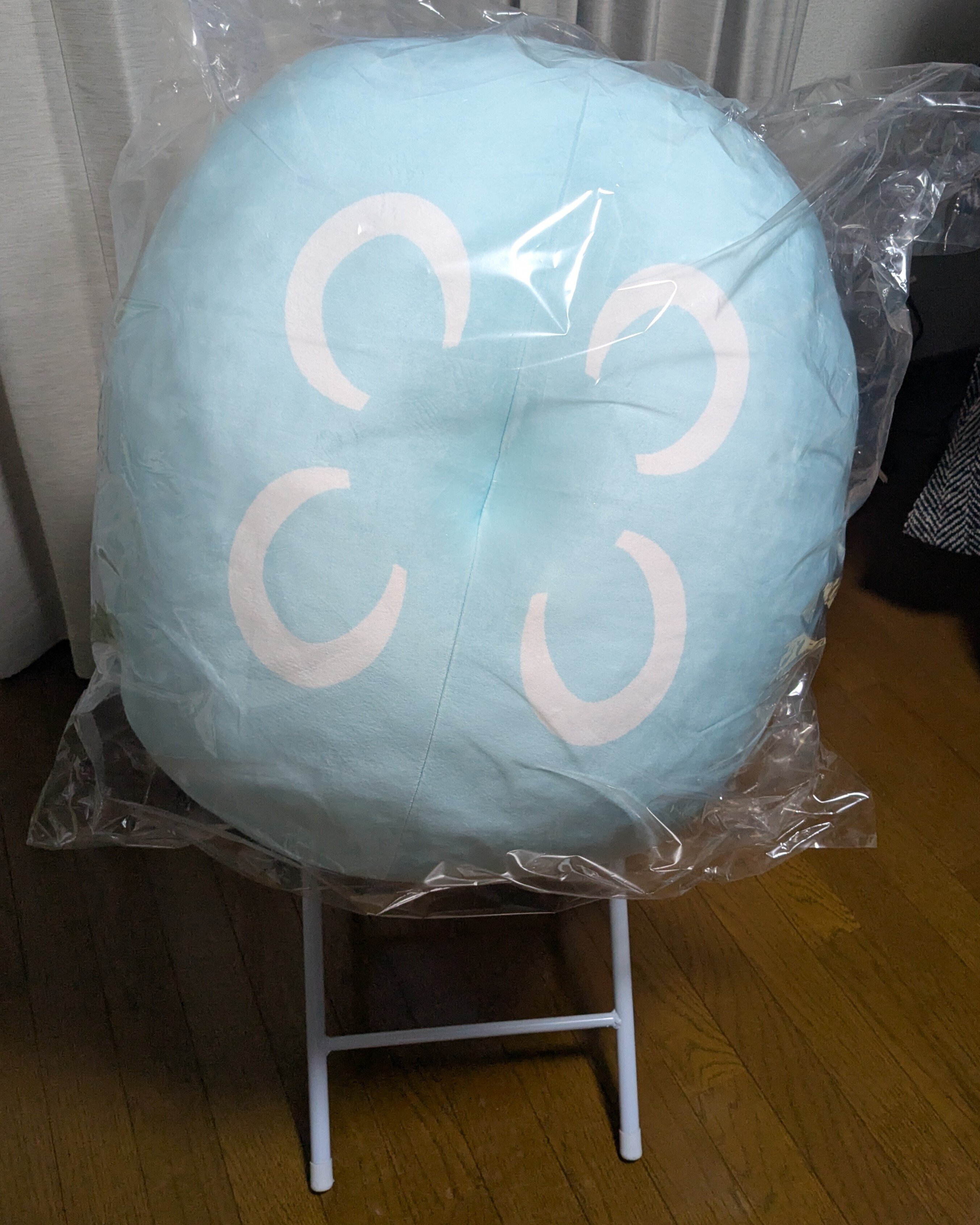 みずくらげ ミズクラゲのぬいぐるみを買ってみたら、予想以上に大きかった