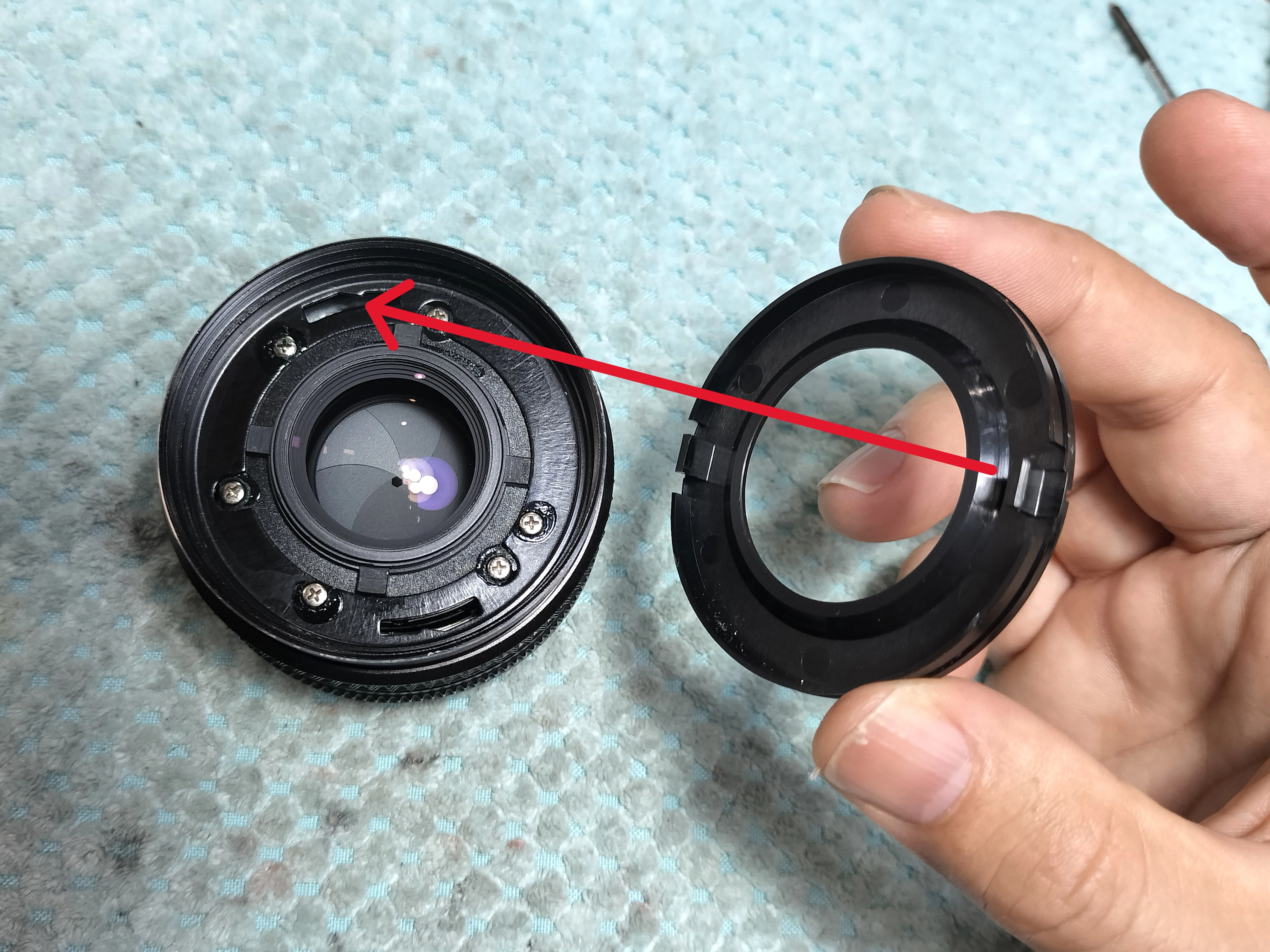 Disassembly of the Konica Hexanon AR 40mm F1.8｜フィルムカメラ修理