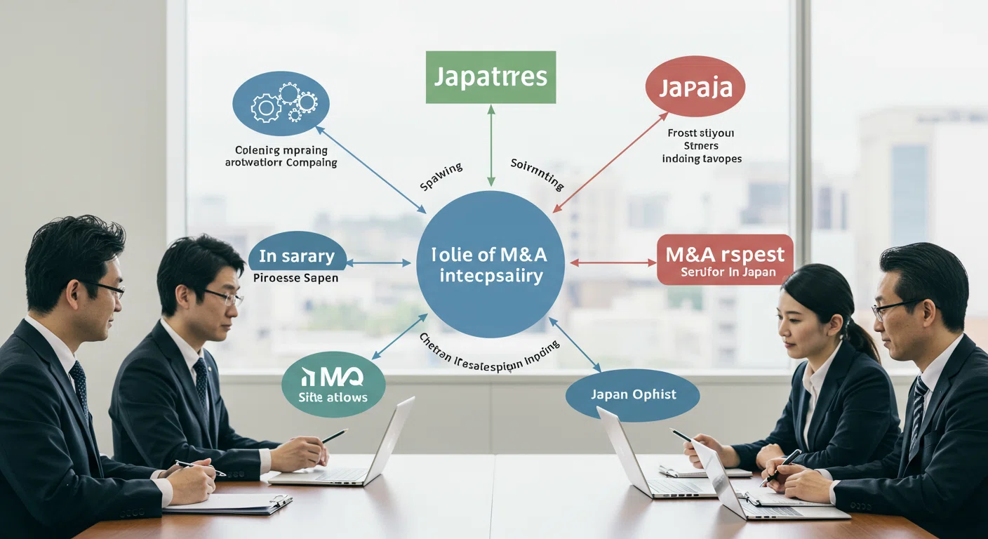 M&A仲介会社の役割を示す図解