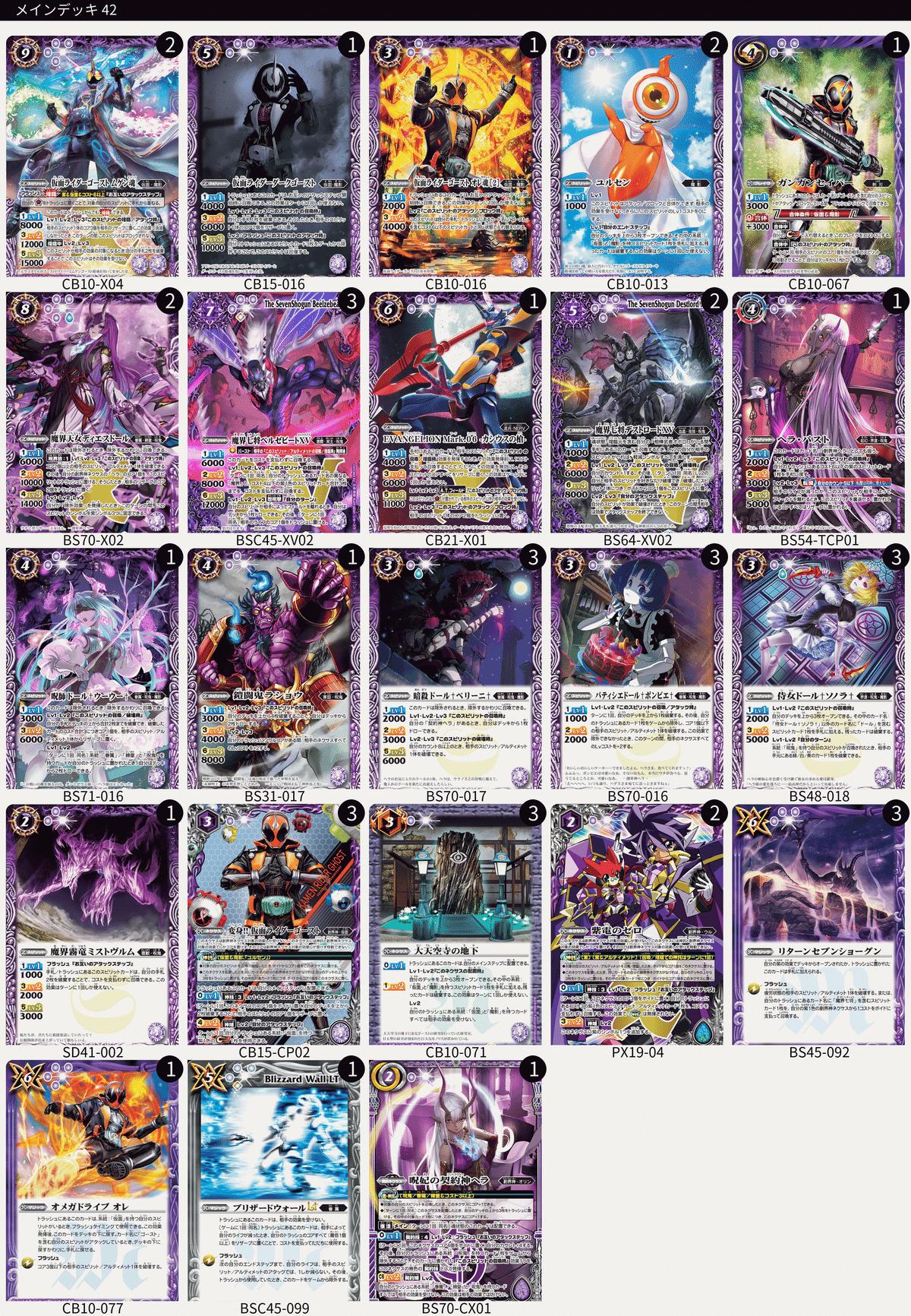 仮面ライダーゴーストデッキ 俺は信じる!無限の可能性を!ヘラ×ゴースト|はぶやく