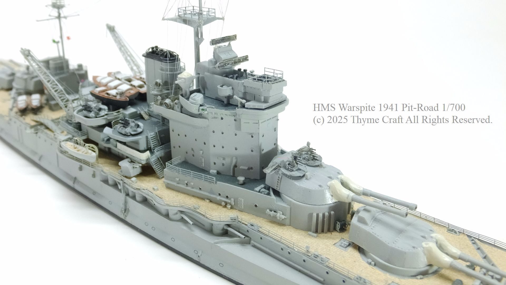 HMS Warspite 1941 英国海軍ウォースパイト 1941 (Pit-Road 1
