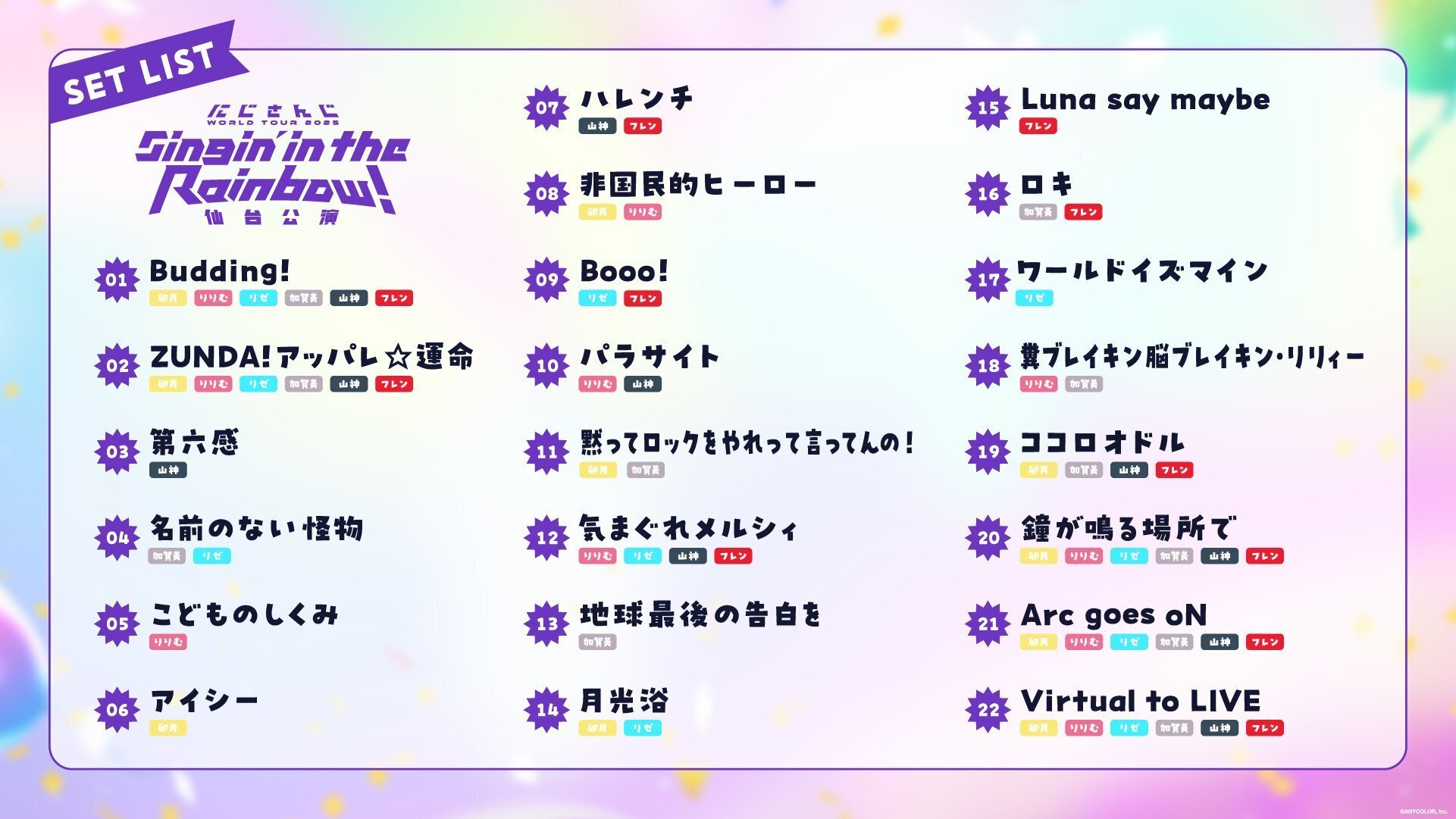 にじさんじ 7周年ツアー仙台公演が最高だった話｜まめ三郎