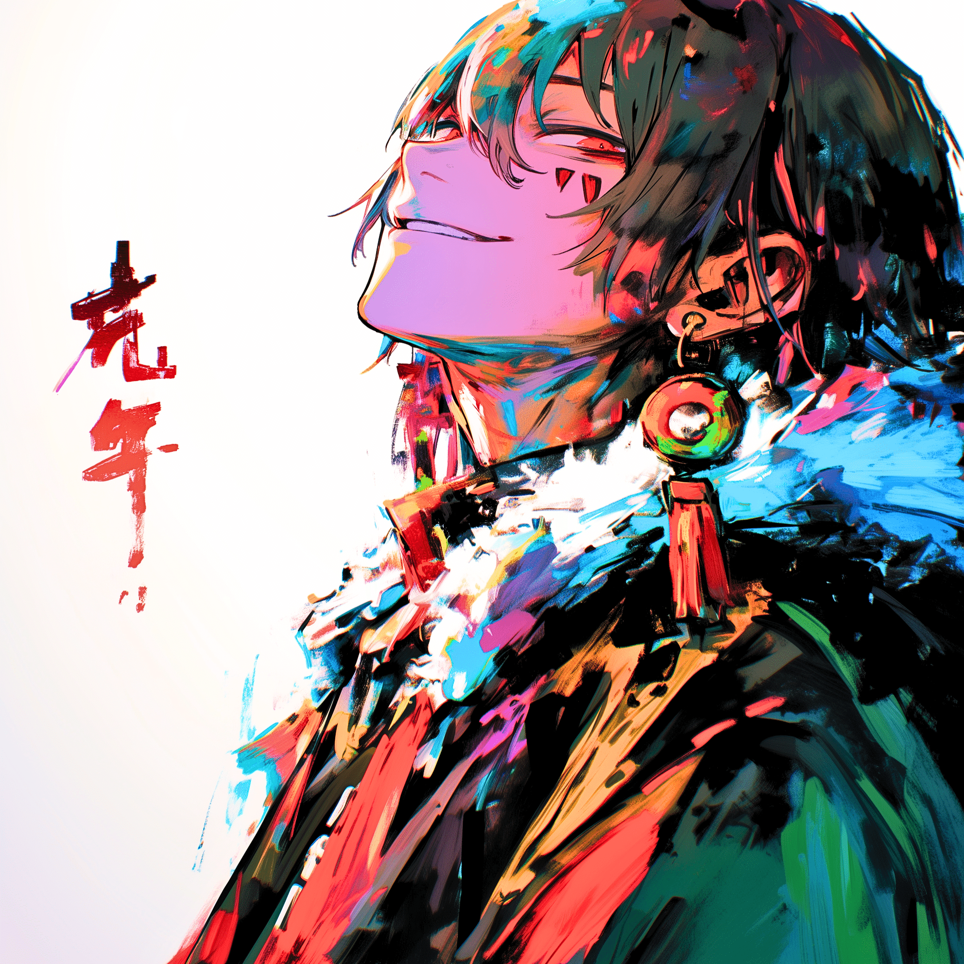 紅に染まる【AIイラスト＋4コマ漫画】｜Alpaka