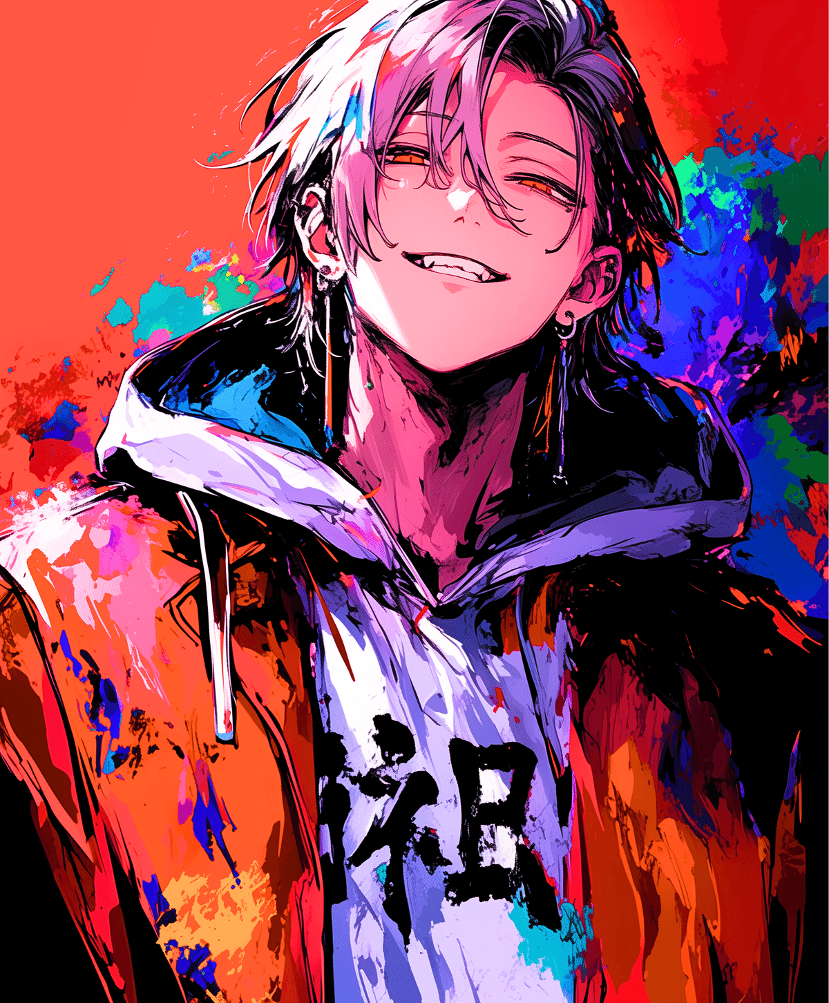 紅に染まる【AIイラスト＋4コマ漫画】｜Alpaka