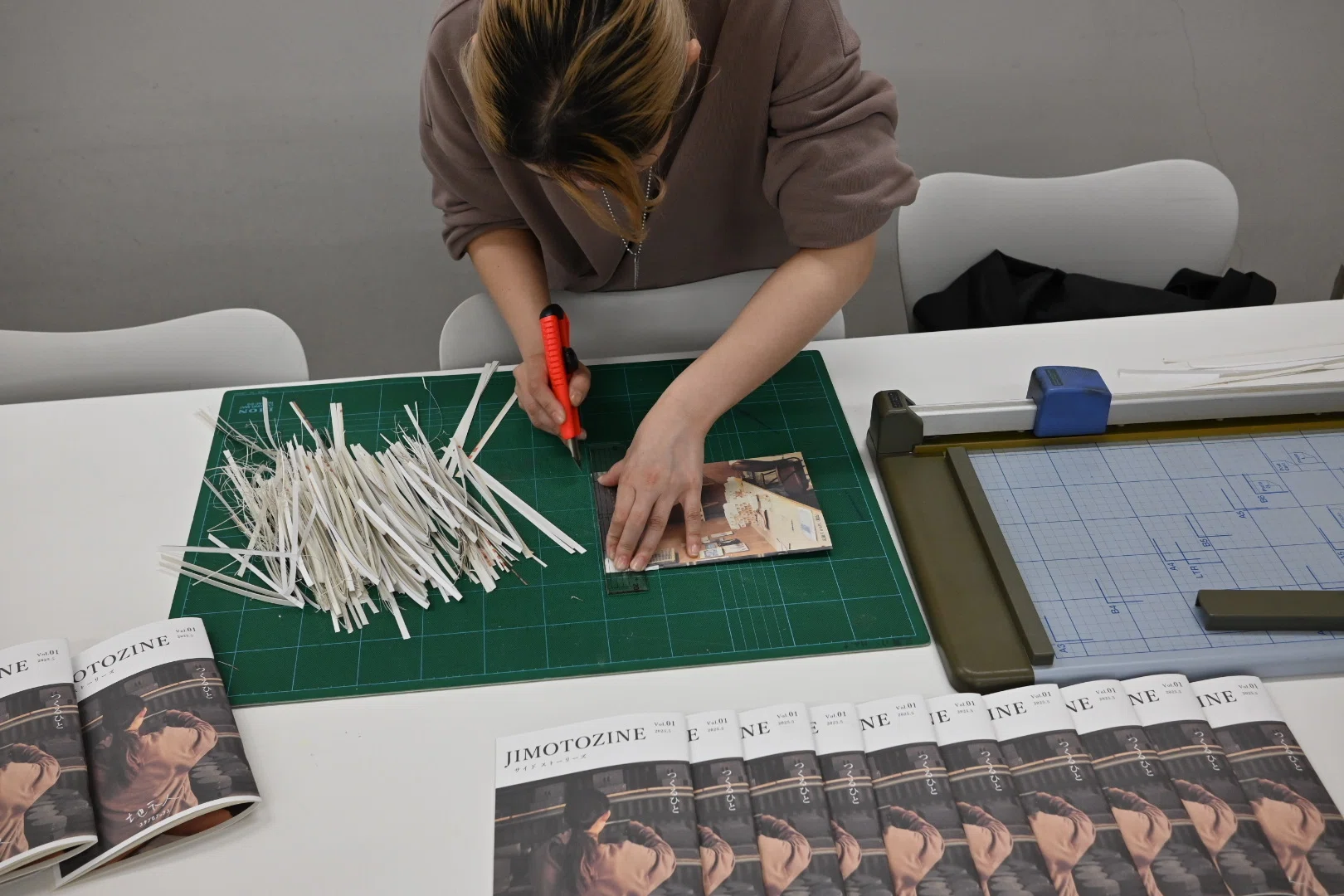 リトルZINEの制作風景と小道具｜スタブロブックス｜地方発ひとり出版社