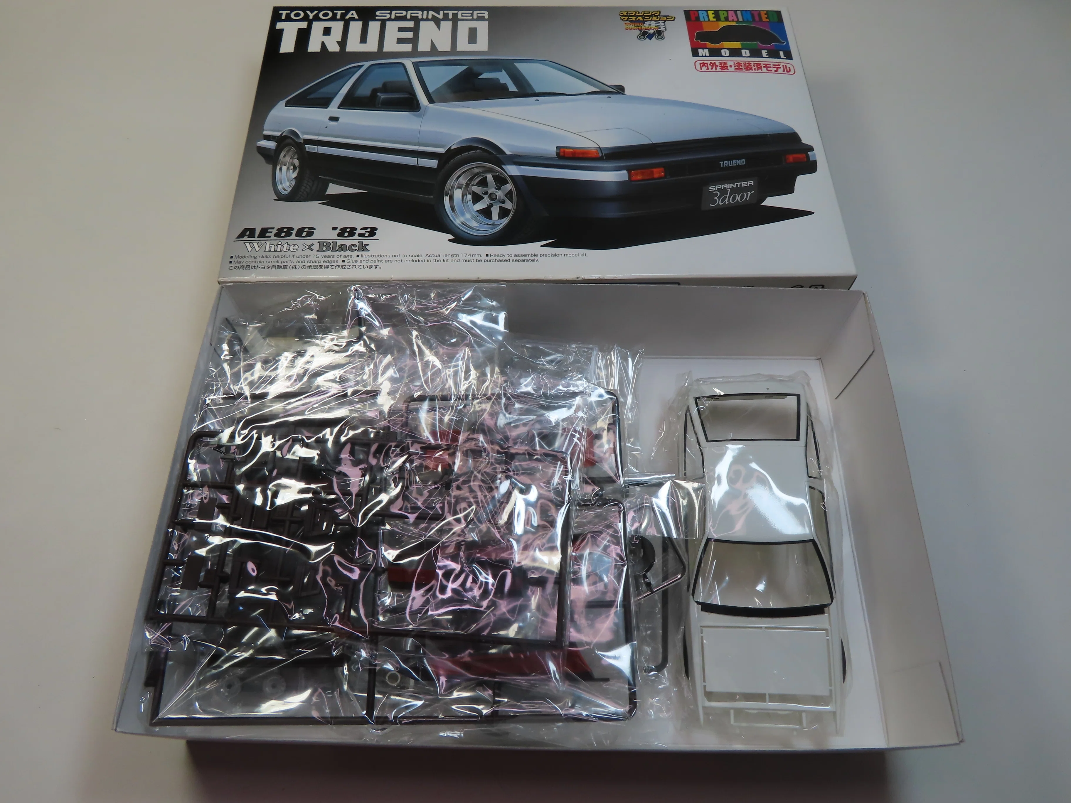 アオシマ】TOYOTA SPRINTER TRUENO AE86 '83｜積みプラ大好きオヤジ