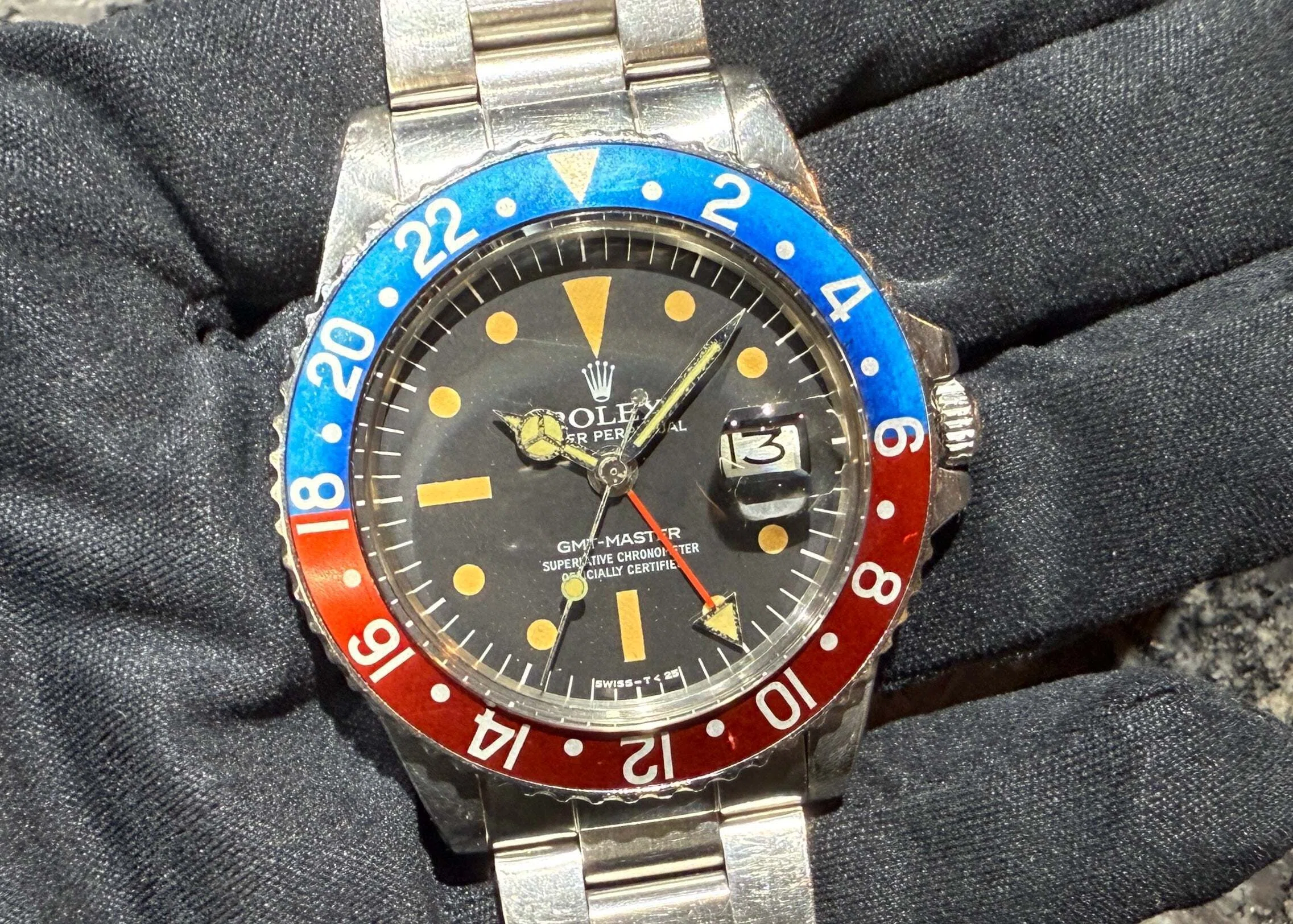 希少！パンプキン ラディアル ヴィンテージGMTマスター 1675 MK3 良