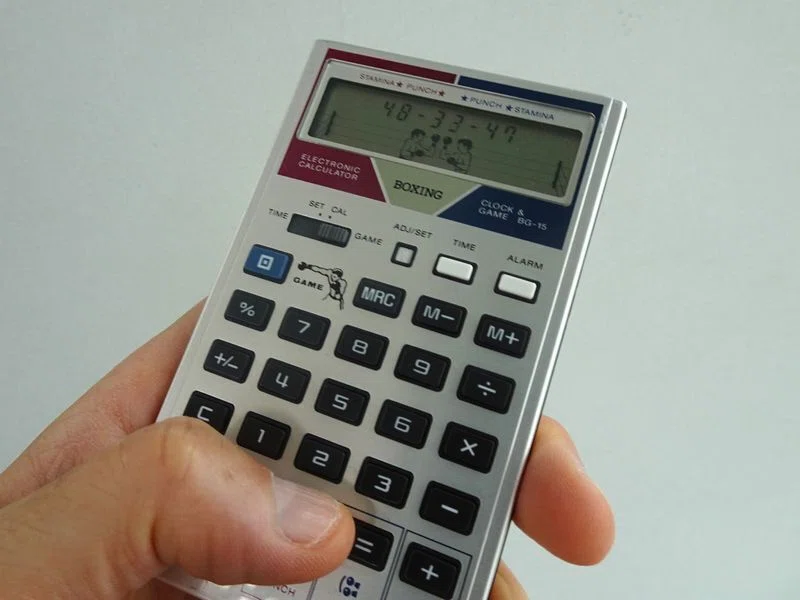 オモシロ電卓物語 Vol.3 ボクシングゲーム電卓 BG-15｜カシオ計算機 