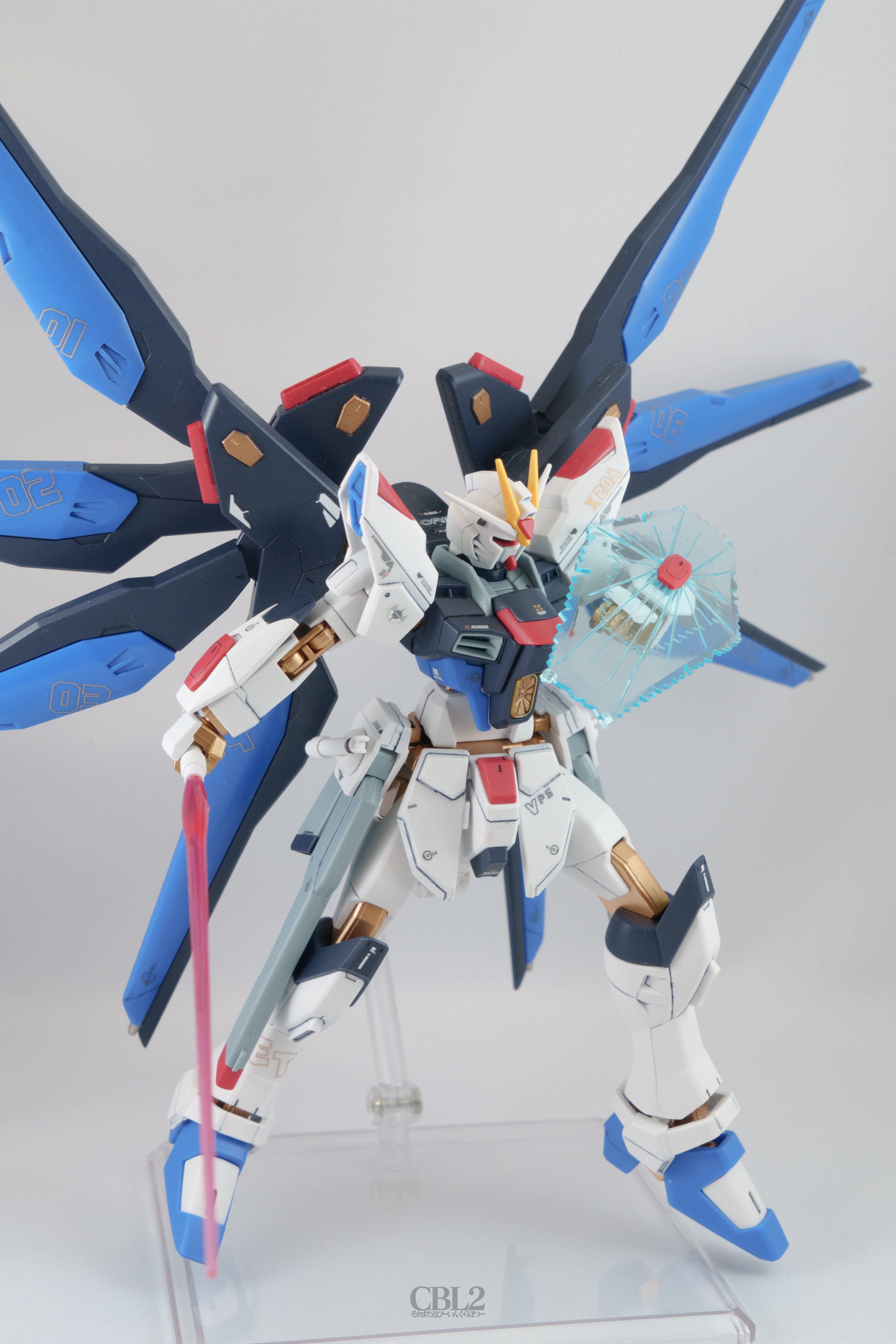 GフレームFA マイティーストライクフリーダムガンダム オプションパーツセット 機動戦士ガンダムSEED FREEDOM』食玩フィギュア「GフレームFA