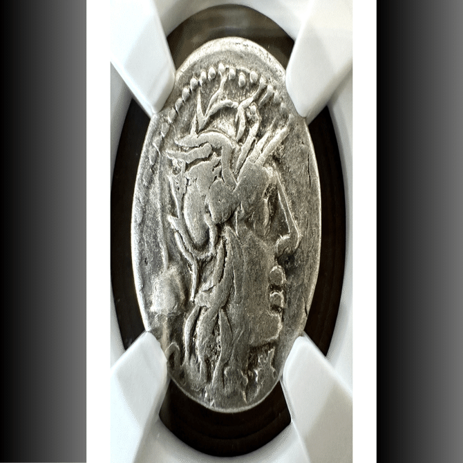 紀元前126年のローマを小さな銀貨で体感——フラミニヌスのデナリウス徹底解説｜コインクロス｜掌の上の歴史学