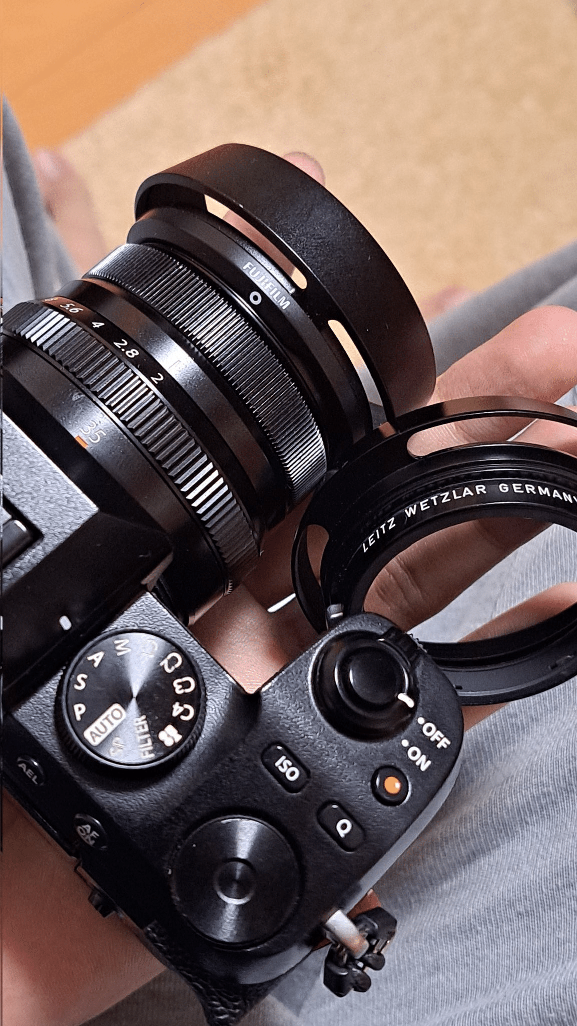 FUJIFILM XF35mm F2 R WR フード付き スクエアフード FUJIFILM XF23mmF2 | XF35mmF2専用 角型アルミ