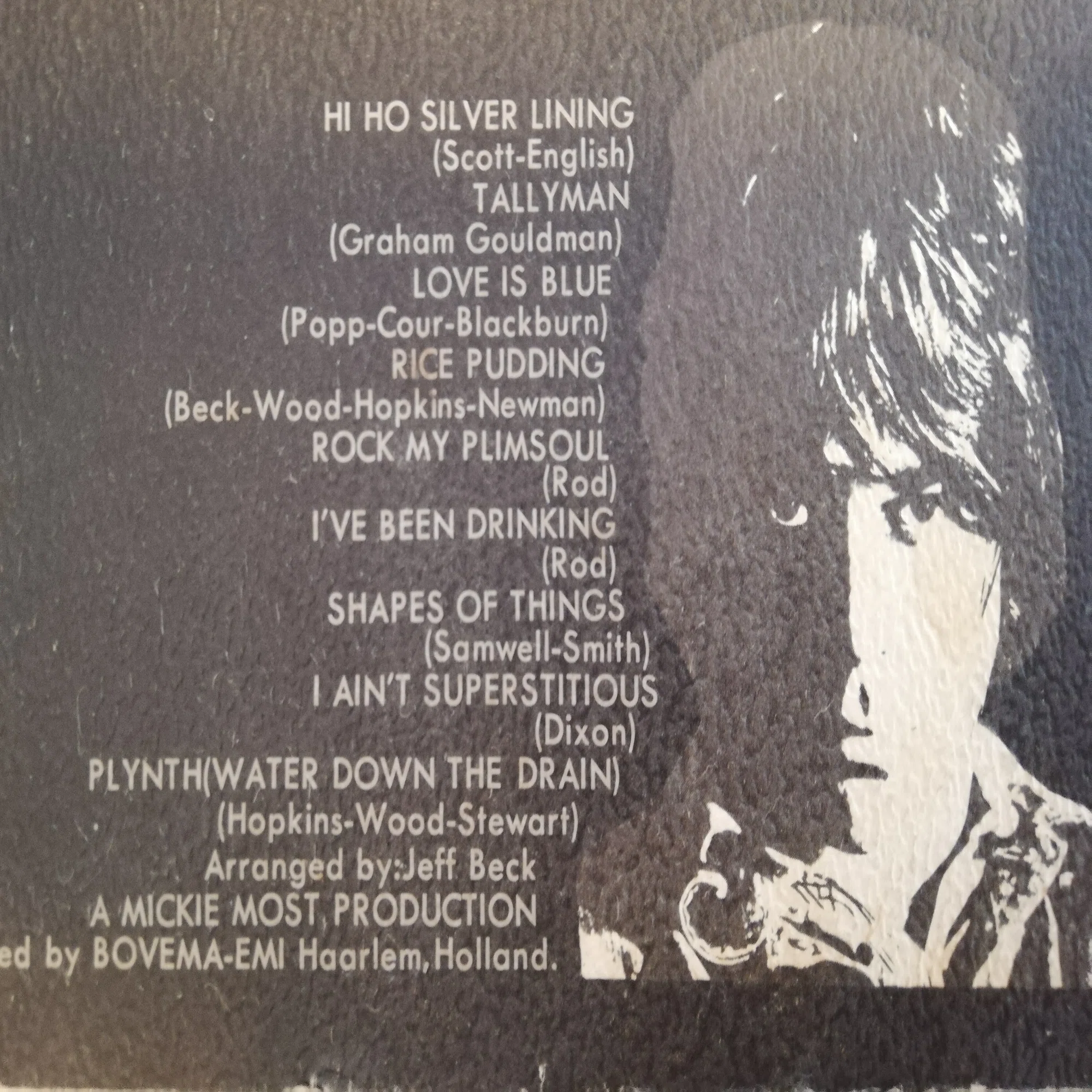 The Best Of Jeff Beck（1971年日本盤アナログ）｜ごあ（宇宙でひとり 