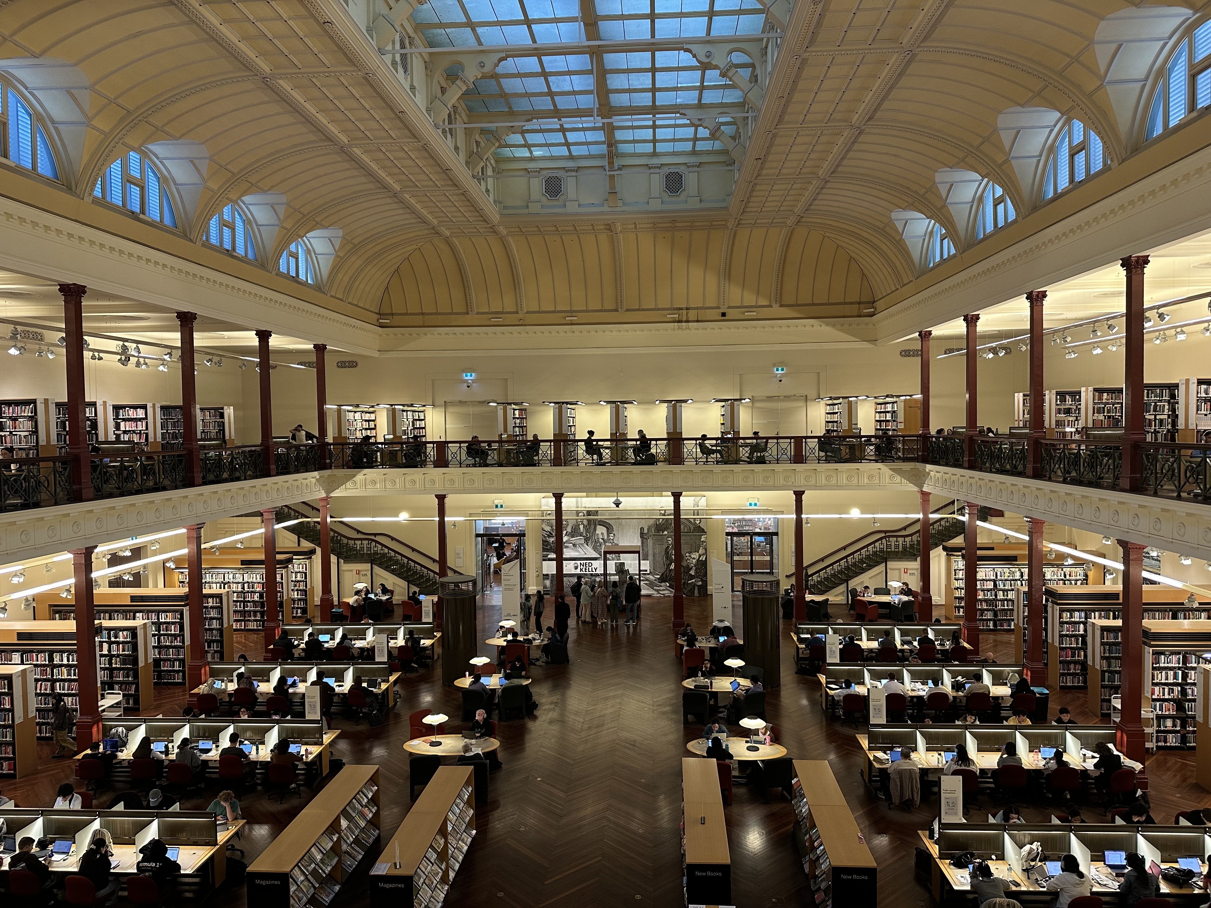 メルボルンのとても美しい図書館 