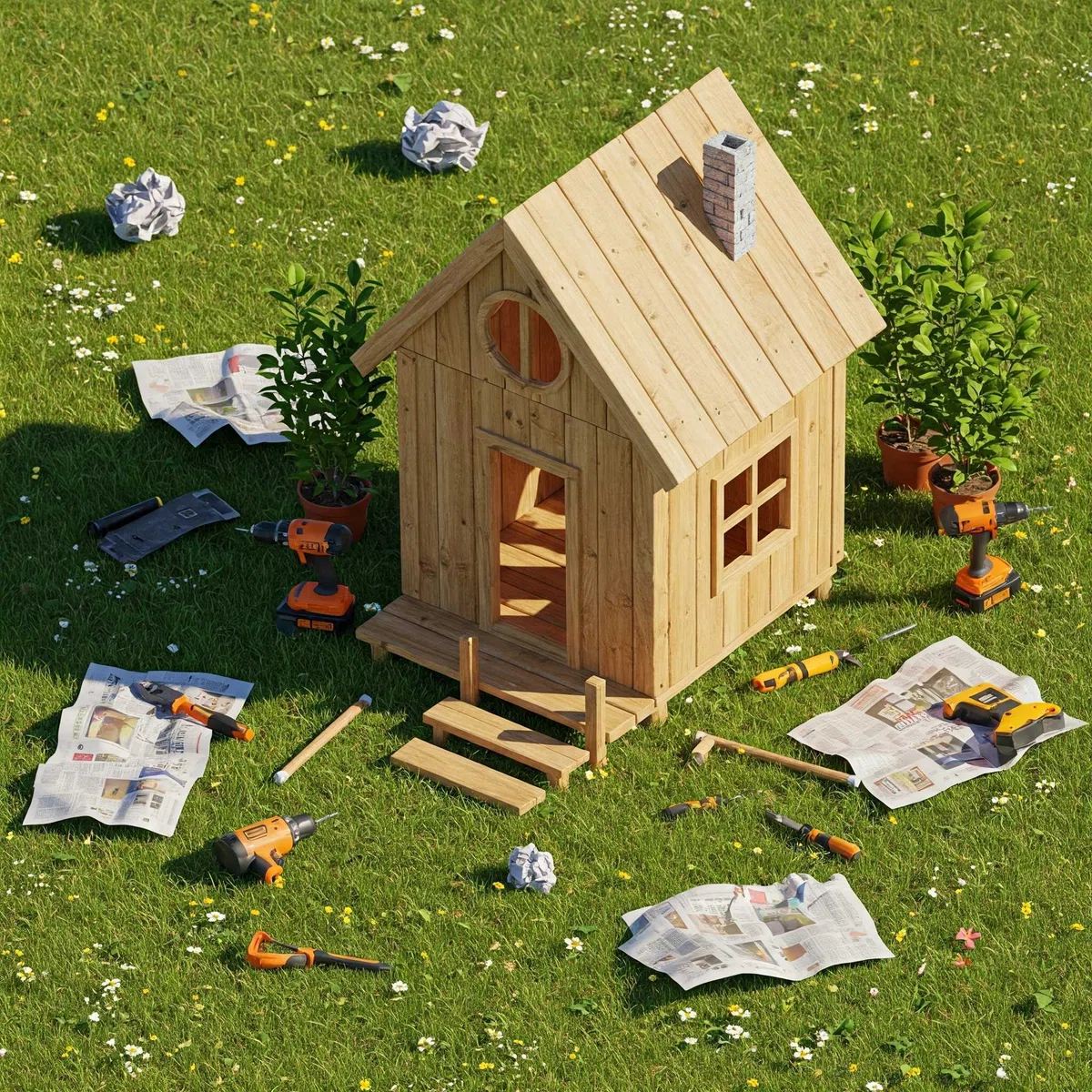 AI画像の作り方 DIY 日曜大工<プロンプト>09