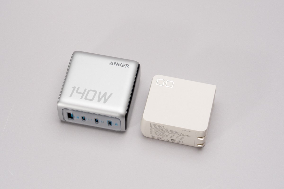 Anker Charger (140W, 4 Ports)をレビュー！手のひらサイズに最新機能