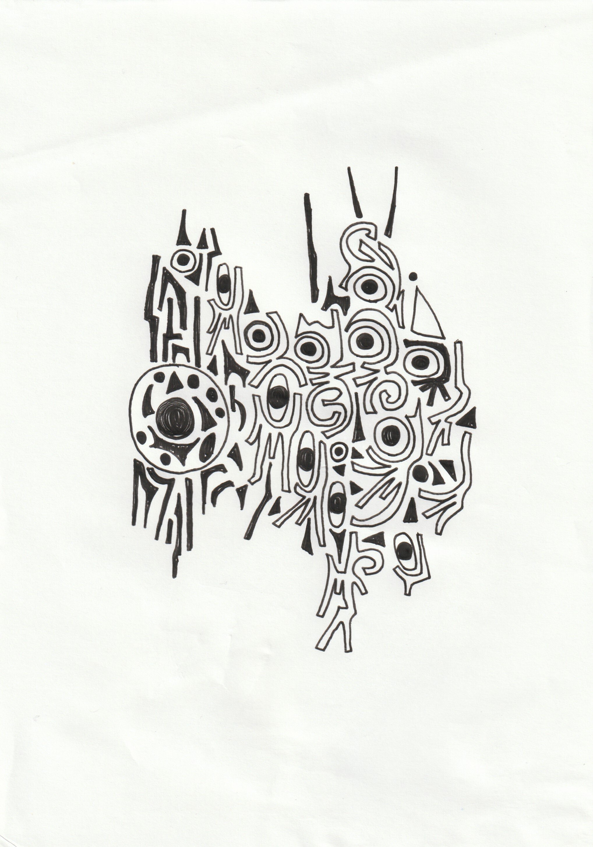 抽象的な目のシンボル｜yuma