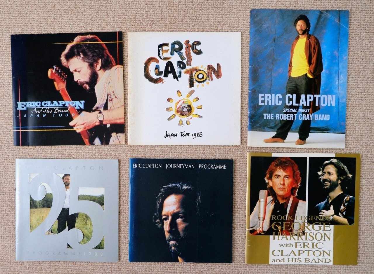 Eric Clapton 来日公演プログラム 1981～1991年｜ocean
