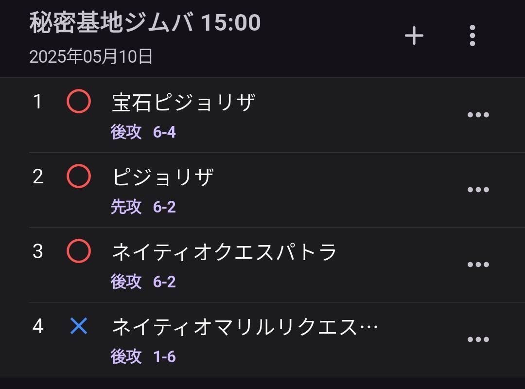 シティS4準優勝】ヒードランメタング忘備録【R団の栄光環境