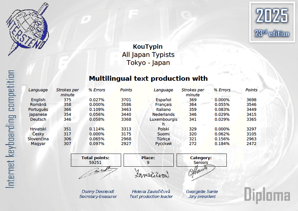 Lernolibro de INTERSTENO／インテルステノ 国際速記入門